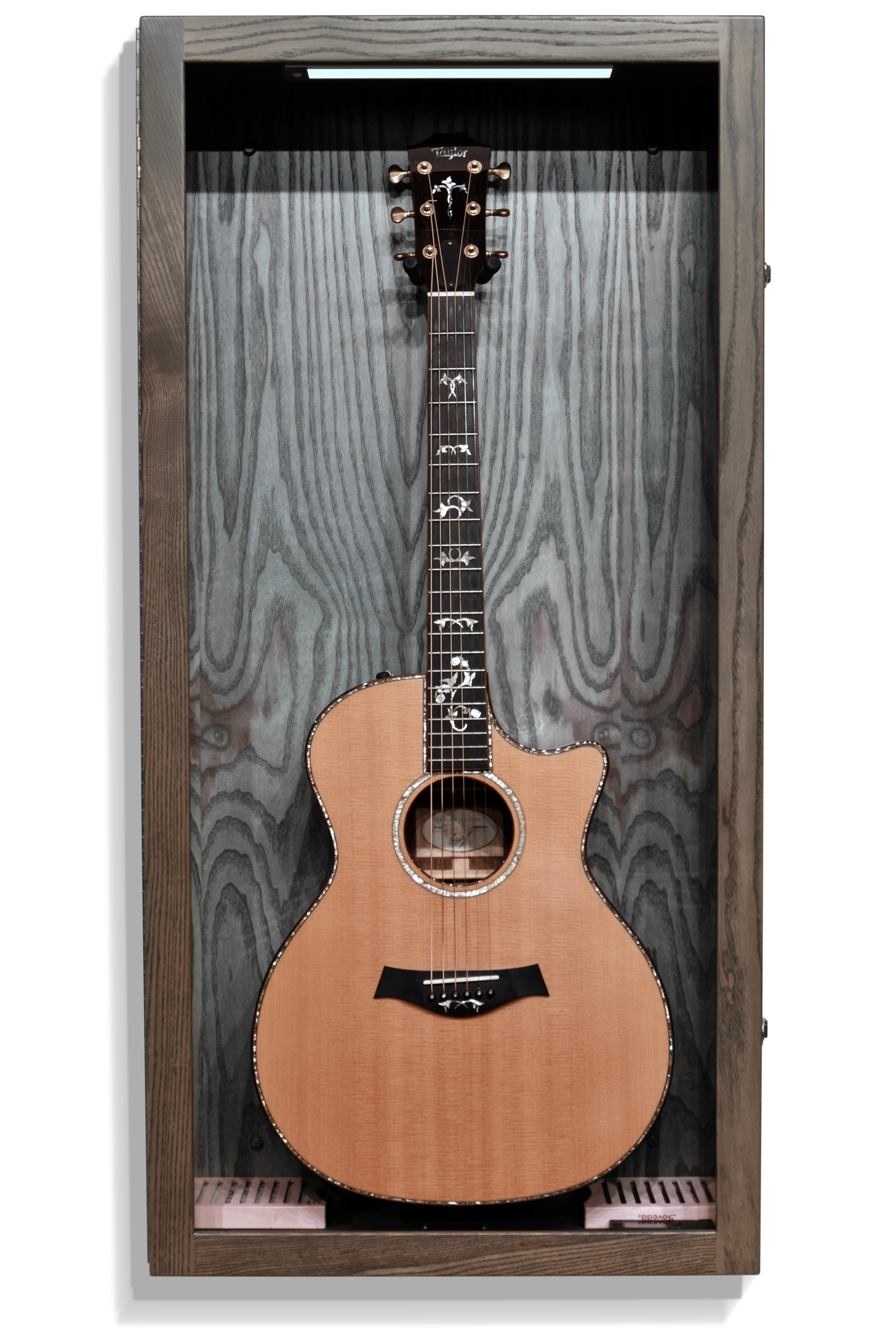ClimaCase Rectangle Humidor - Northern White Ash with Antique Slate Stain Acoustic Remedy Cases
