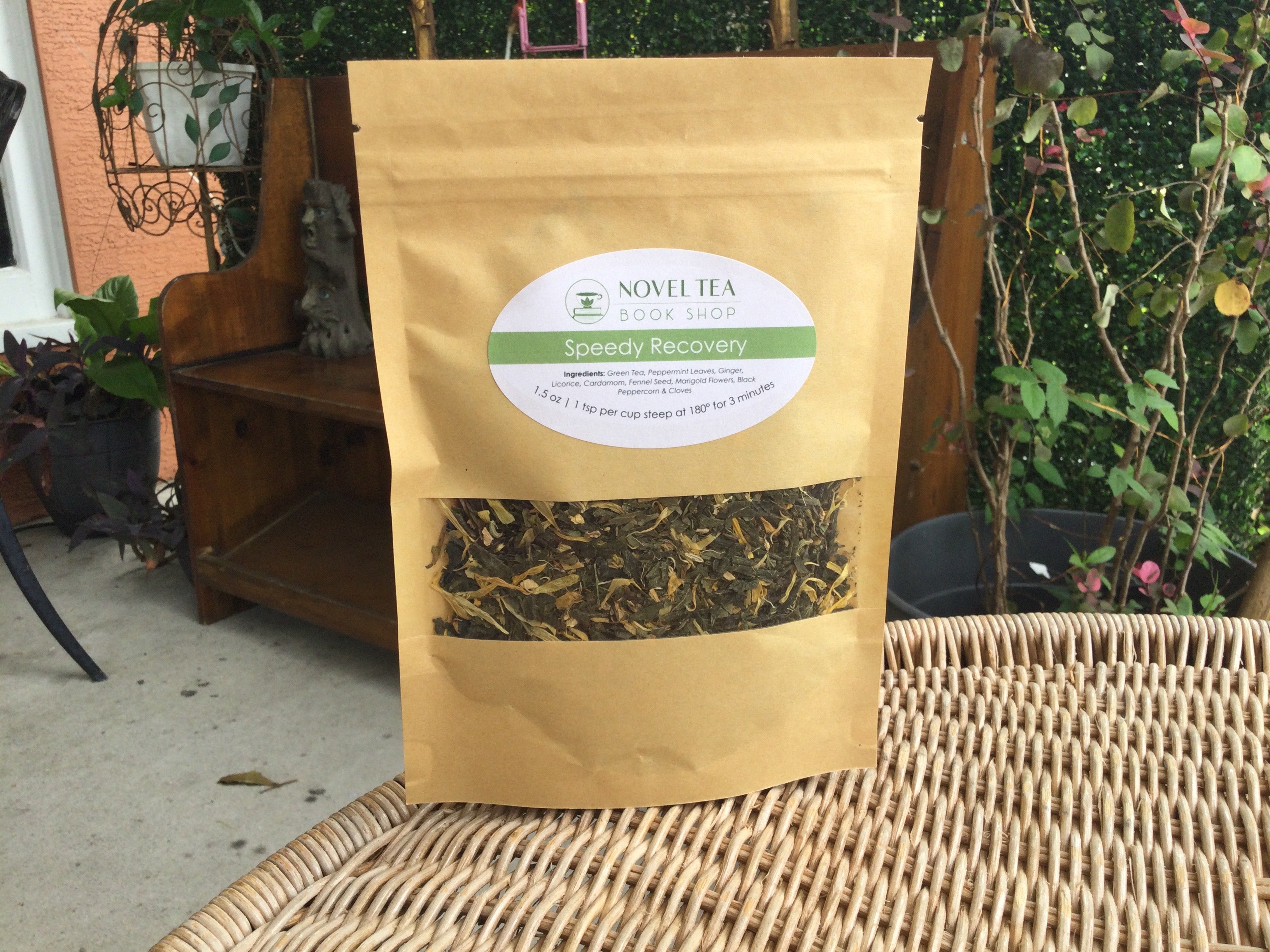 Speedy Recovery Loose Leaf Tea Novel Tea Book Shop
