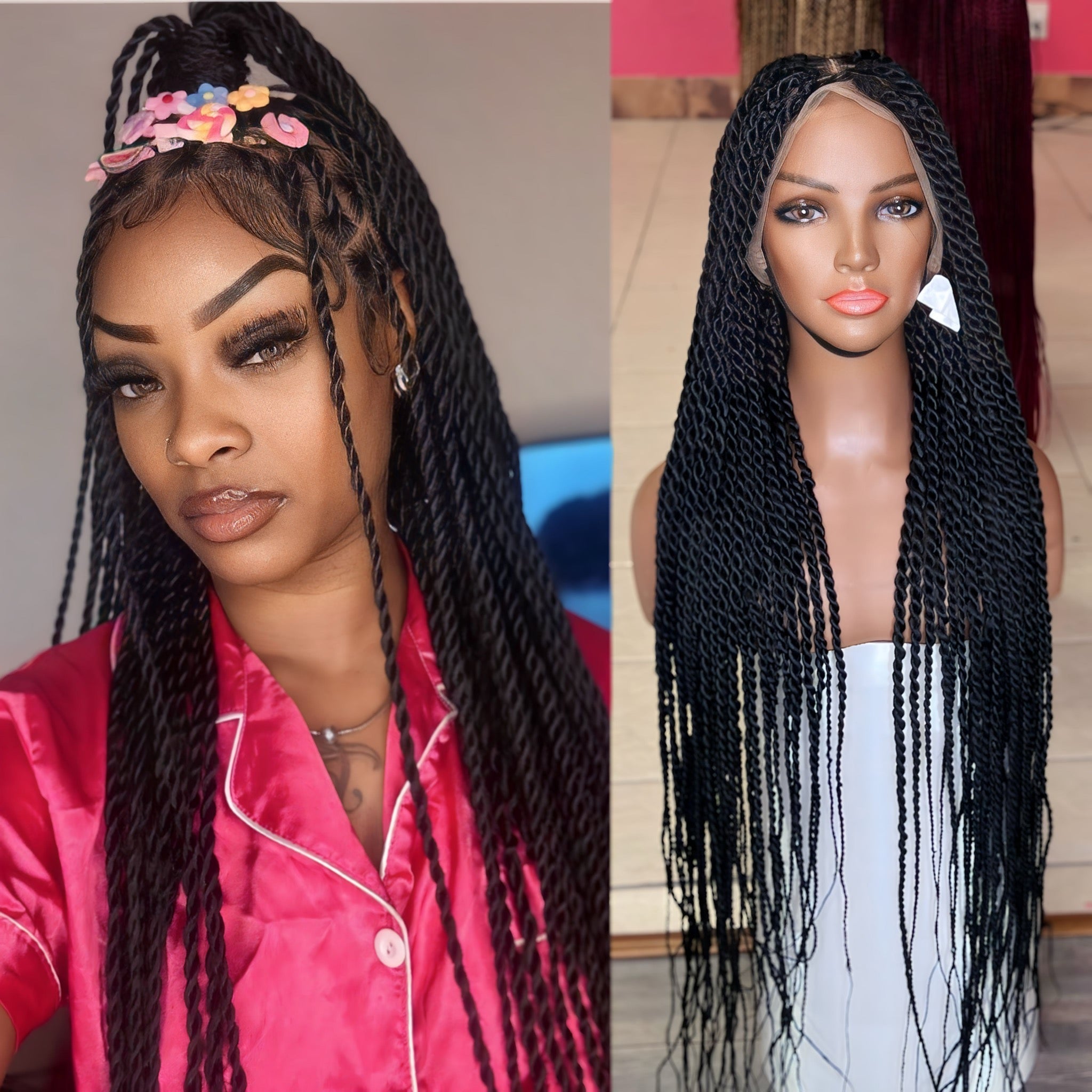 Senegalese twist braided wig HOL stores