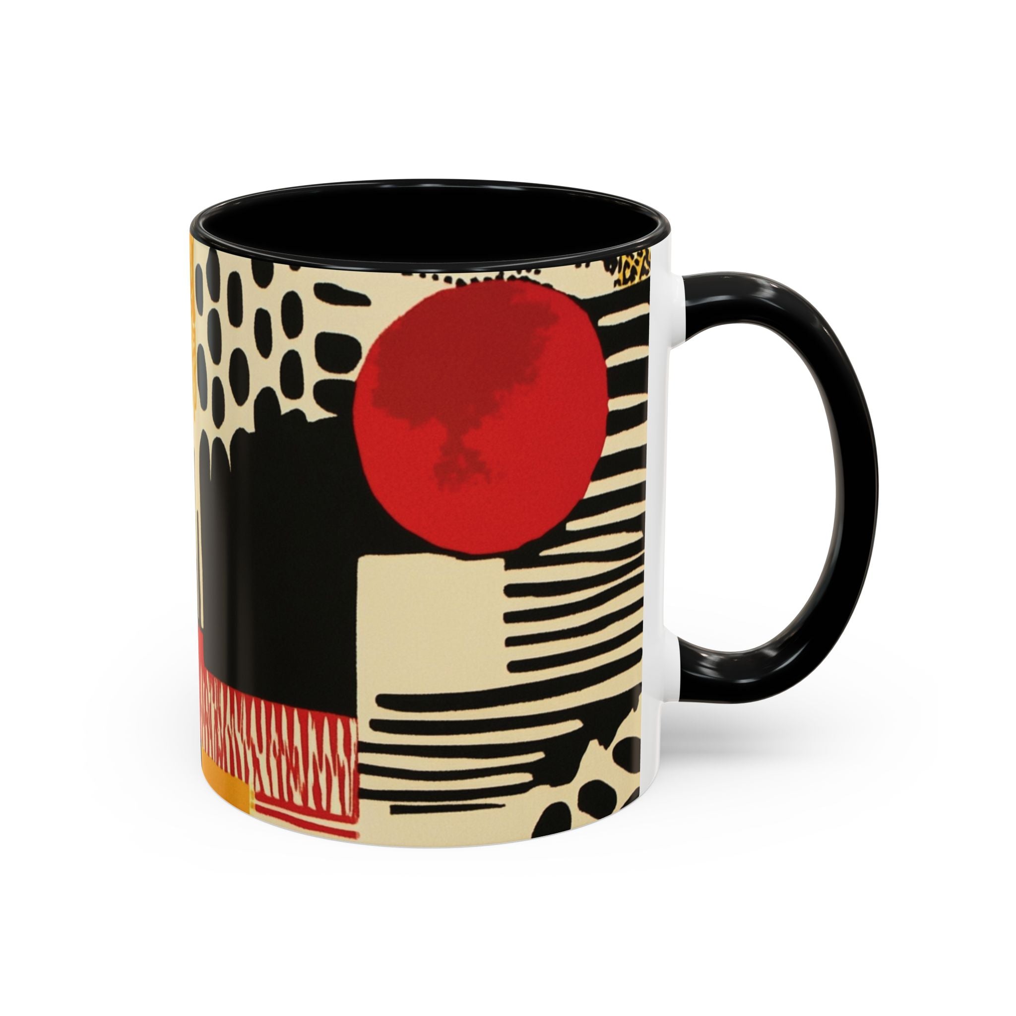 Modernist Textile Pattern Mug - 11oz Black Magic Social Club