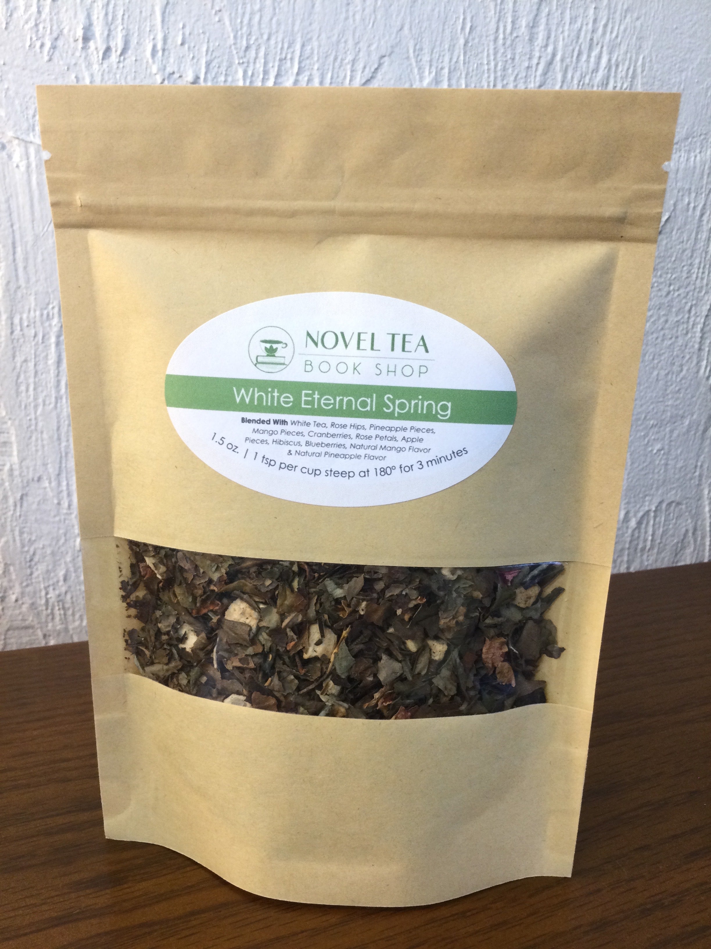 White Eternal Spring Loose Leaf Tea Novel Tea Book Shop