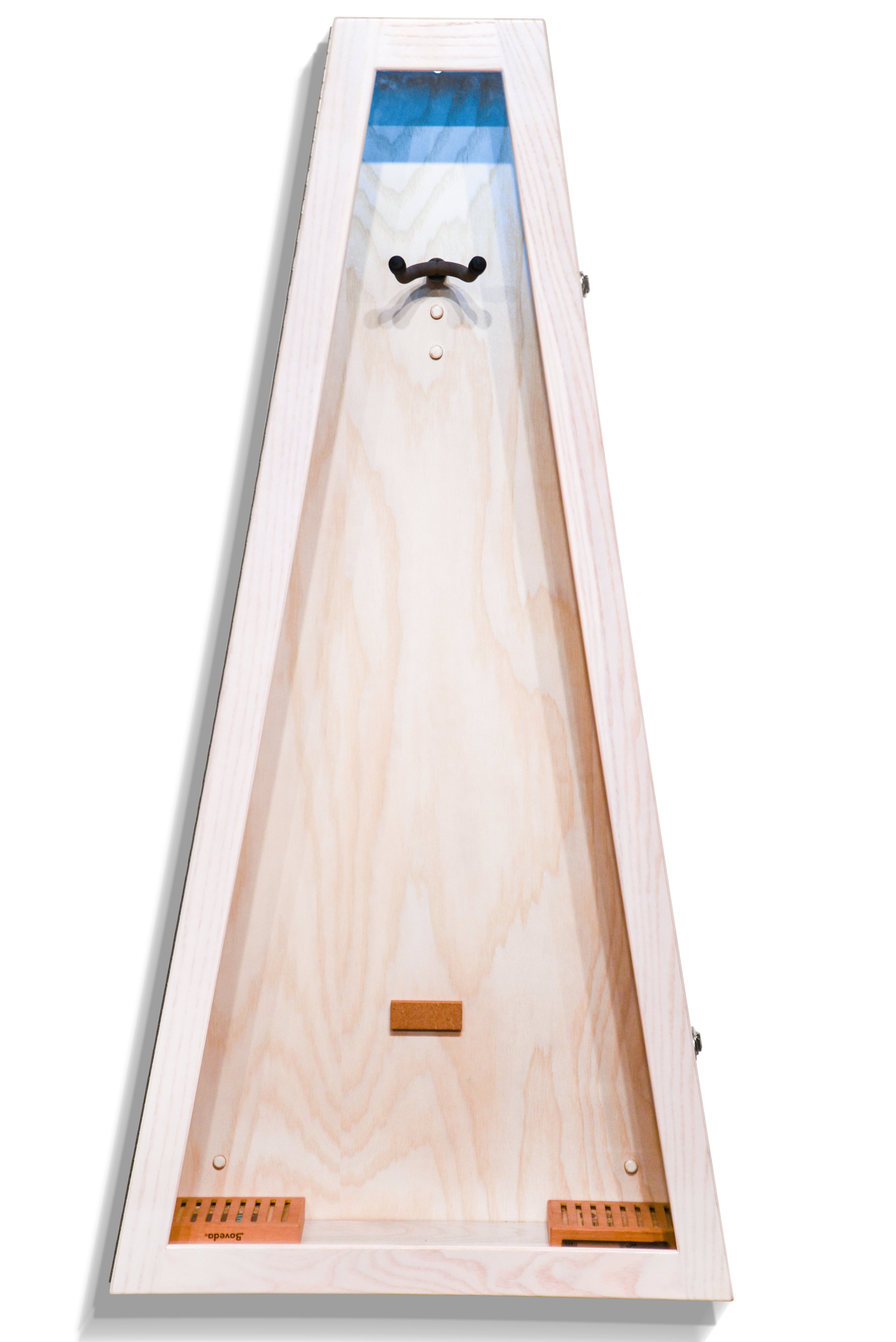 ClimaCase Triangle Humidor - Northern White Ash with White Wash Stain Acoustic Remedy Cases