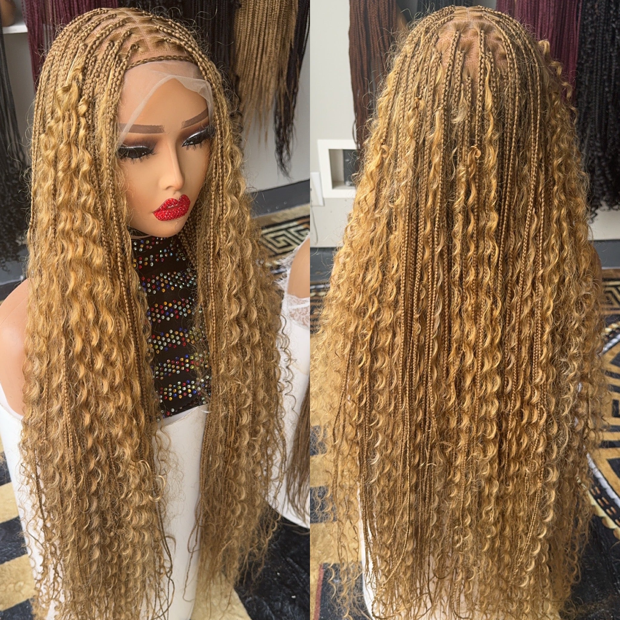 BOHO Knotless Braided wig HOL stores