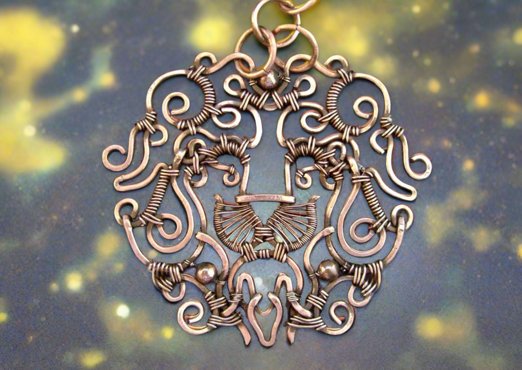Customize Your Pure Copper Wire Wrapped Zodiac / Horoscope Sign Necklace The Vibez Shop