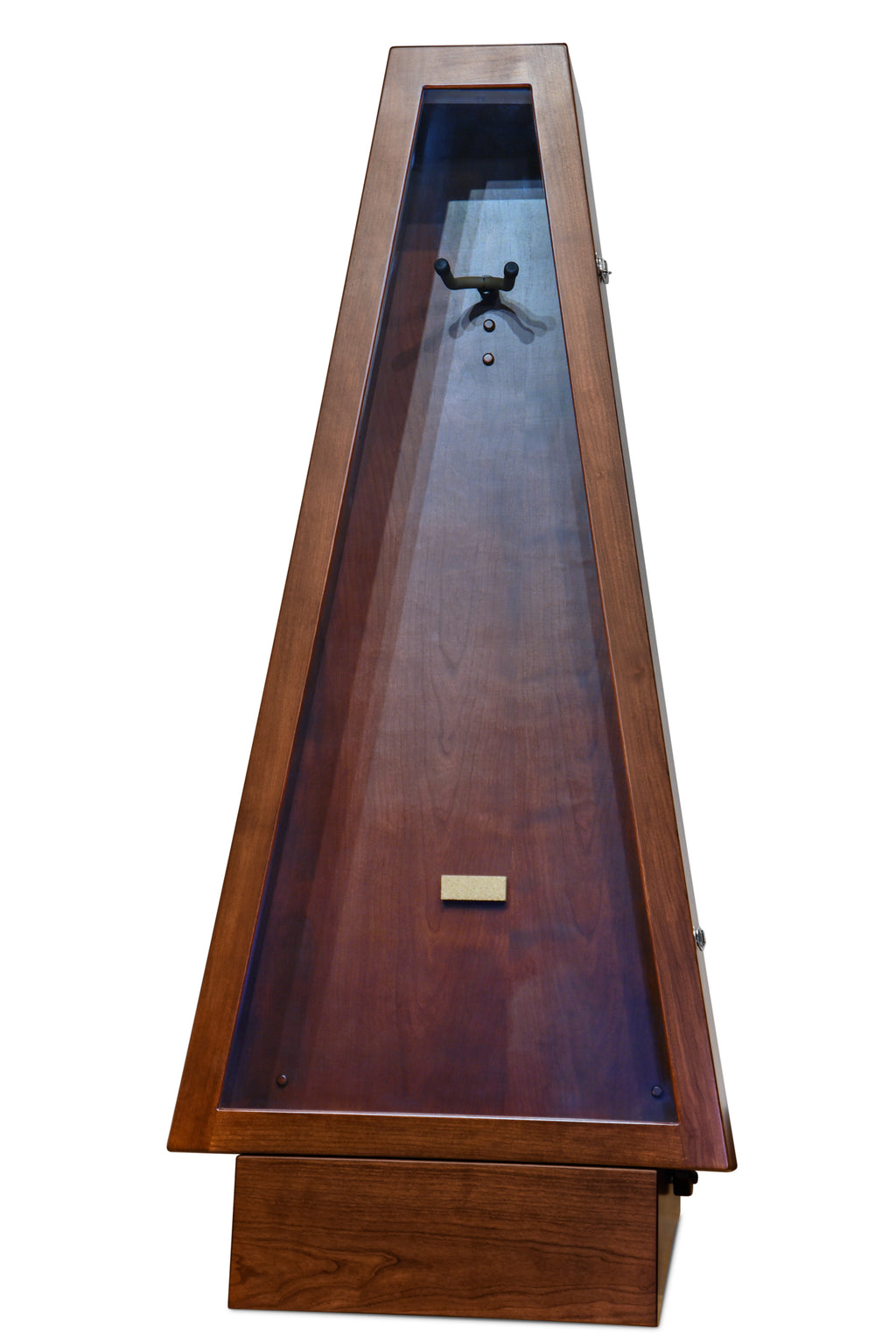ClimaStand Triangle Humidor with Base - Cherry with Acres Stain Acoustic Remedy Cases