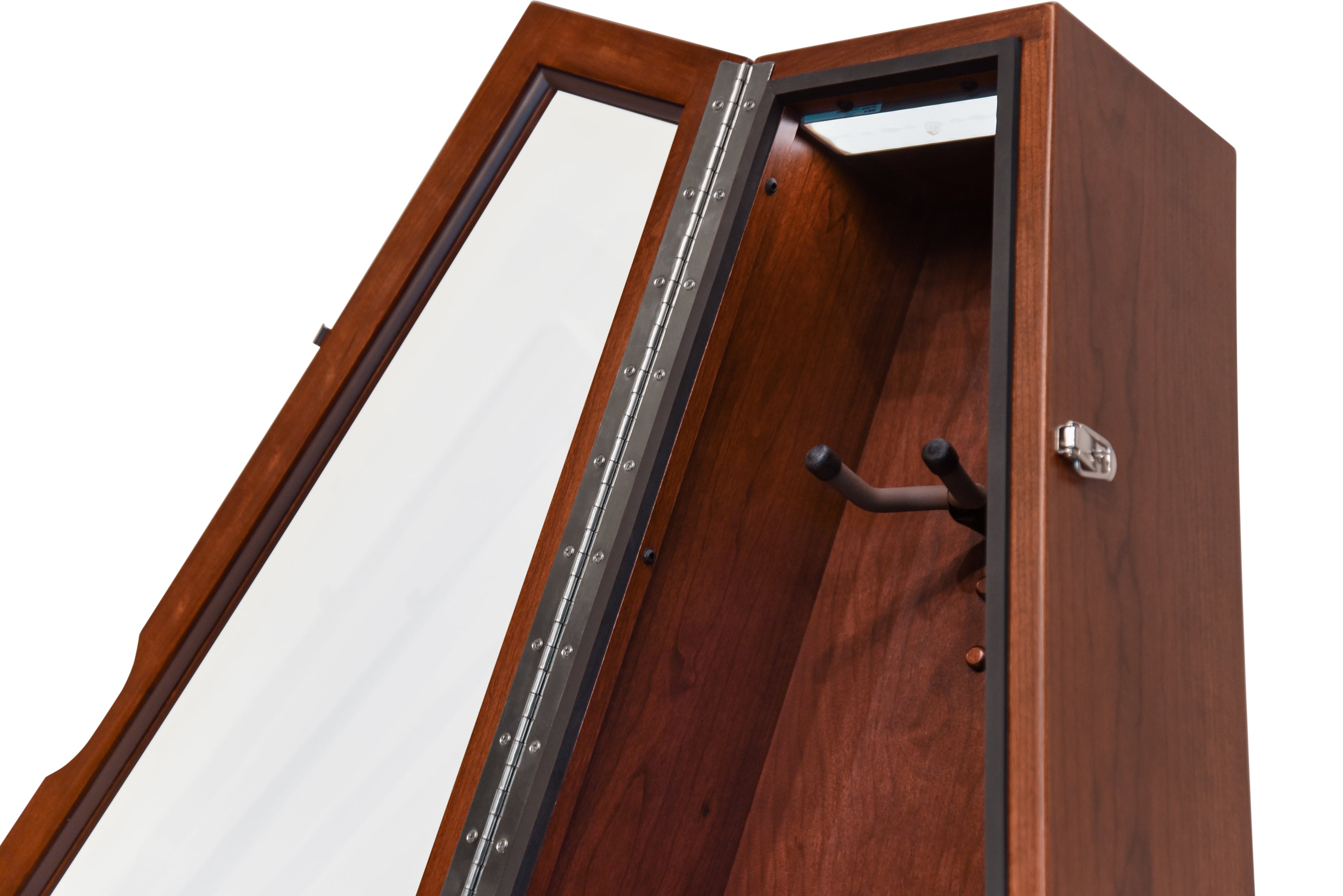 ClimaStand Triangle Humidor with Base - Cherry with Acres Stain Acoustic Remedy Cases