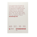 Stonehenge Artist Oil Paper Pad, White 4x6 (12 Sheets) ShopSketchBox
