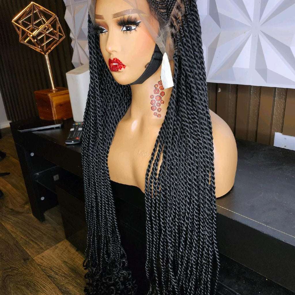 Half lemonade braids twist braided wig HOL stores