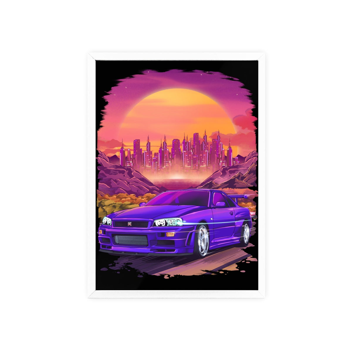 Nissan Skyline GT-R Poster Desksmith