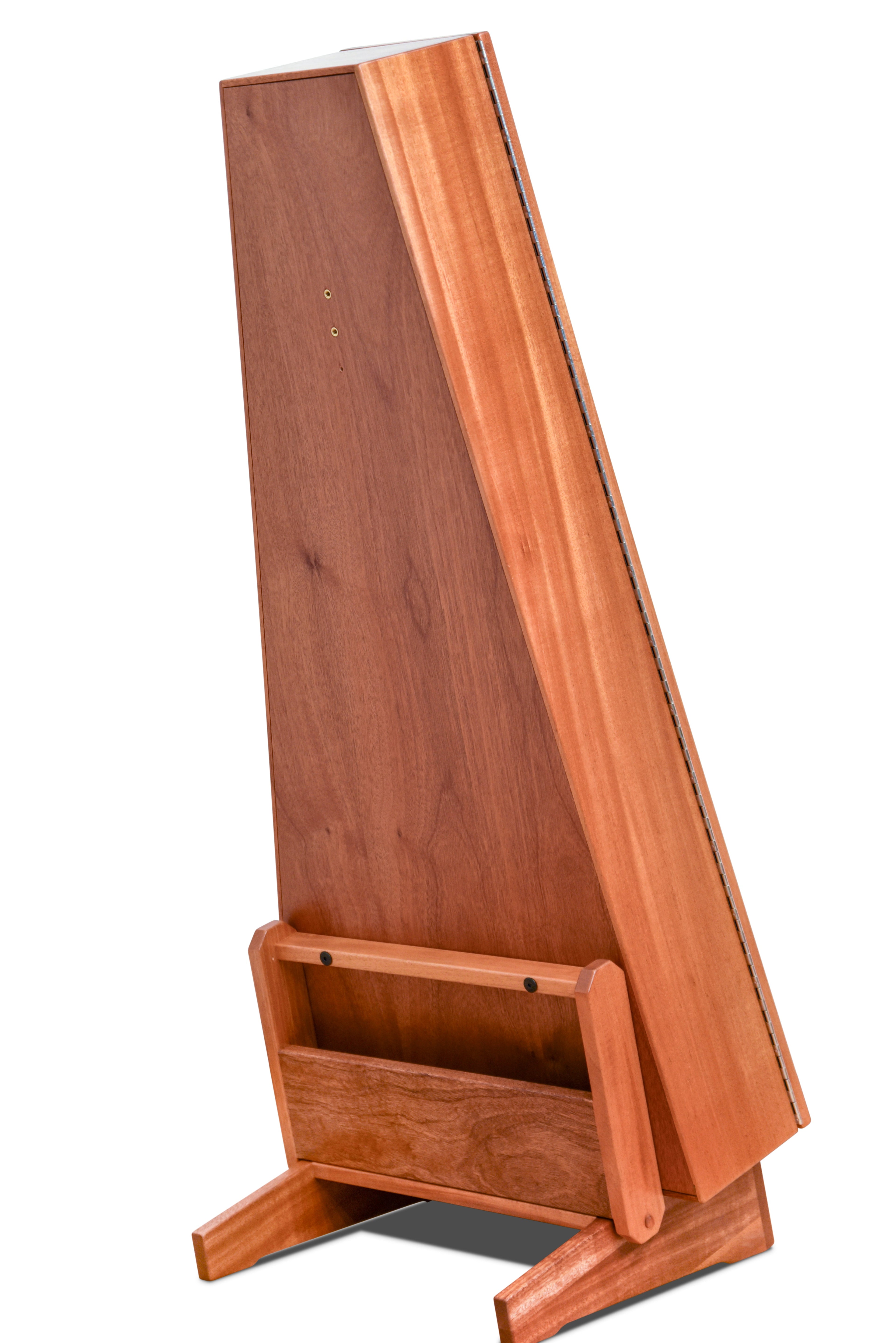 ClimaStand Triangle Humidor with Base - African Mahogany Acoustic Remedy Cases