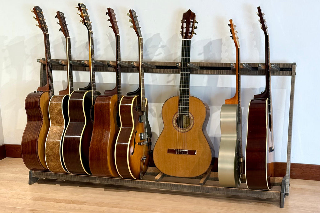 Grand StringRack - Flamed Maple - Antique Slate Acoustic Remedy Cases
