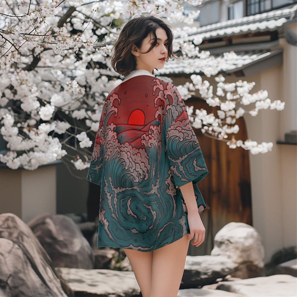 K08 Fading Sun Kimono Niepce