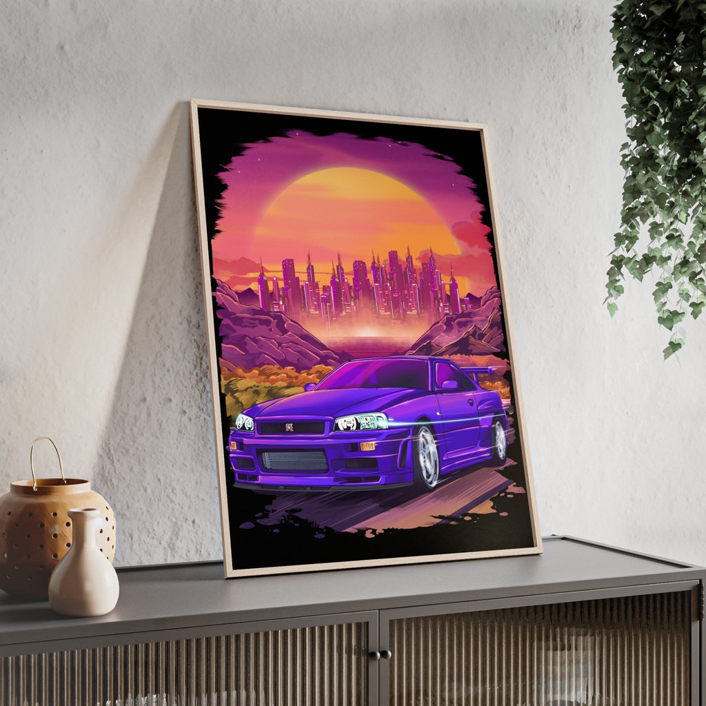 Nissan Skyline GT-R Poster Desksmith