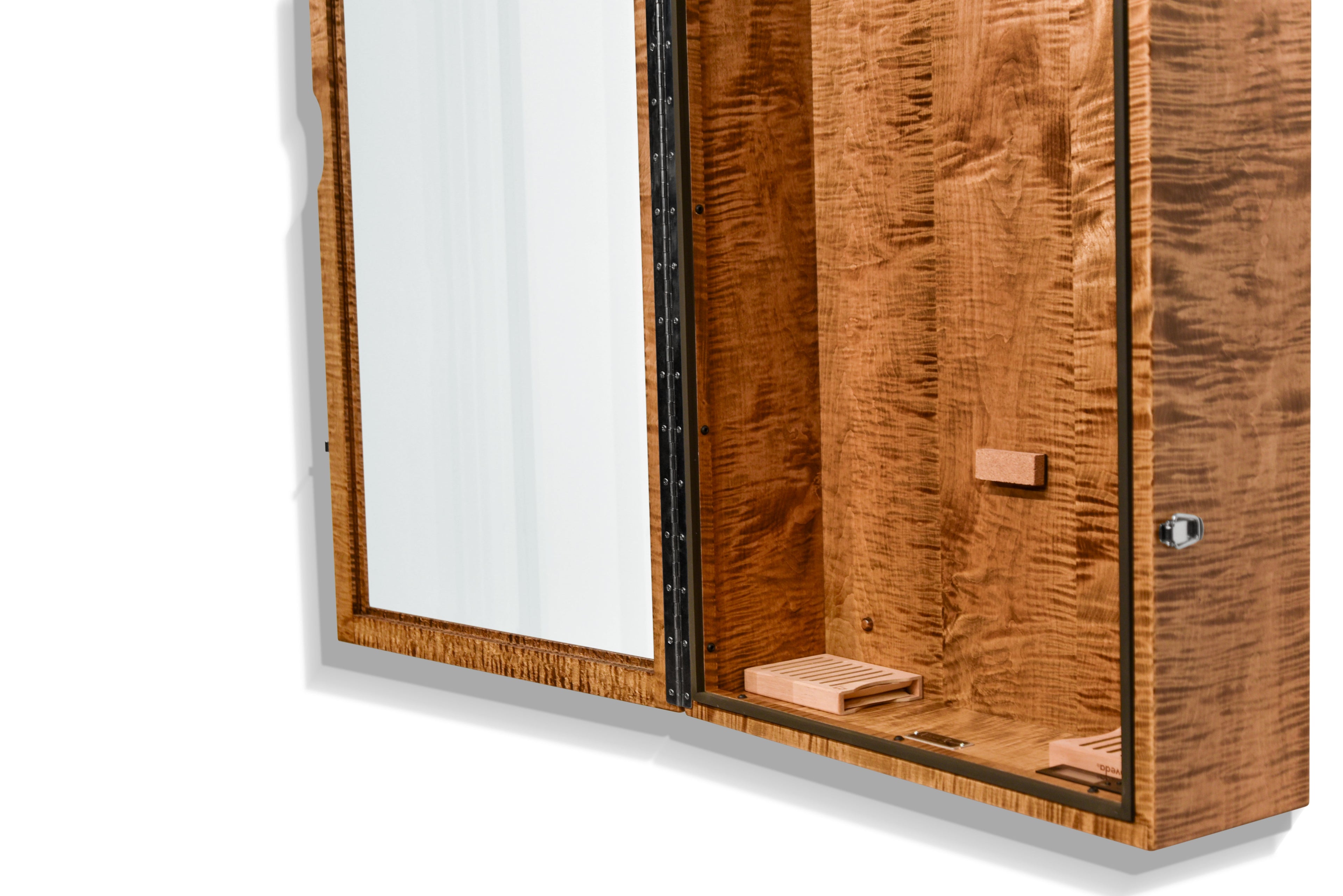 ClimaCase Rectangle Humidor - Flamed Maple with Provincial Stain Acoustic Remedy Cases