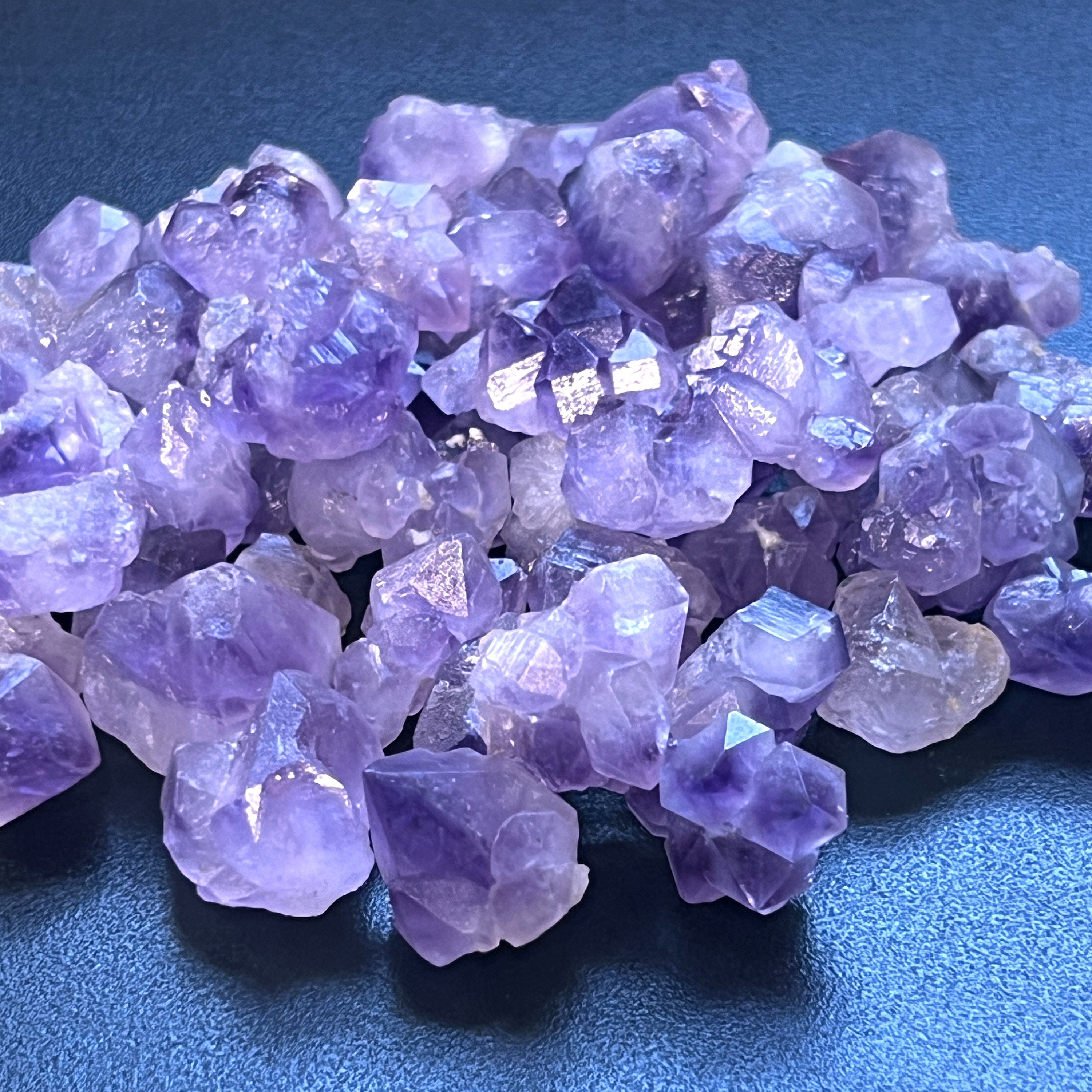 Amethyst Mini Crystal Clusters (1/2 lb)(8 oz) Half Pound Bulk Wholesale Lot Raw Gemstones Healing Crystals And Stones Amazing Crystals