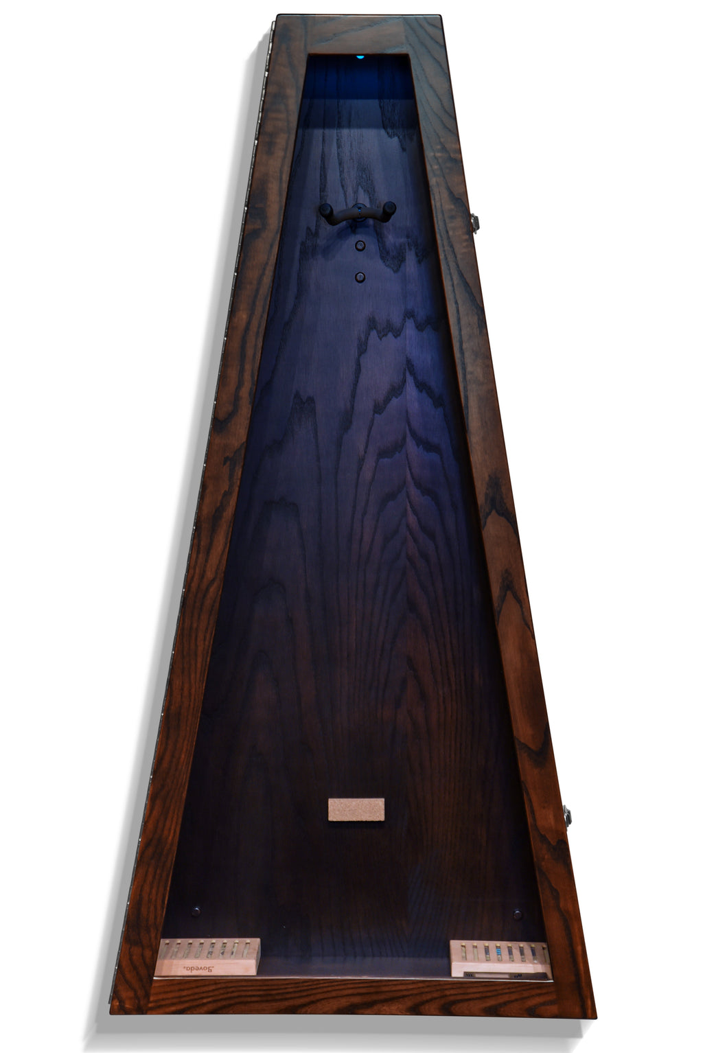 ClimaCase Triangle Humidor - Northern White Ash with Onyx Stain Acoustic Remedy Cases
