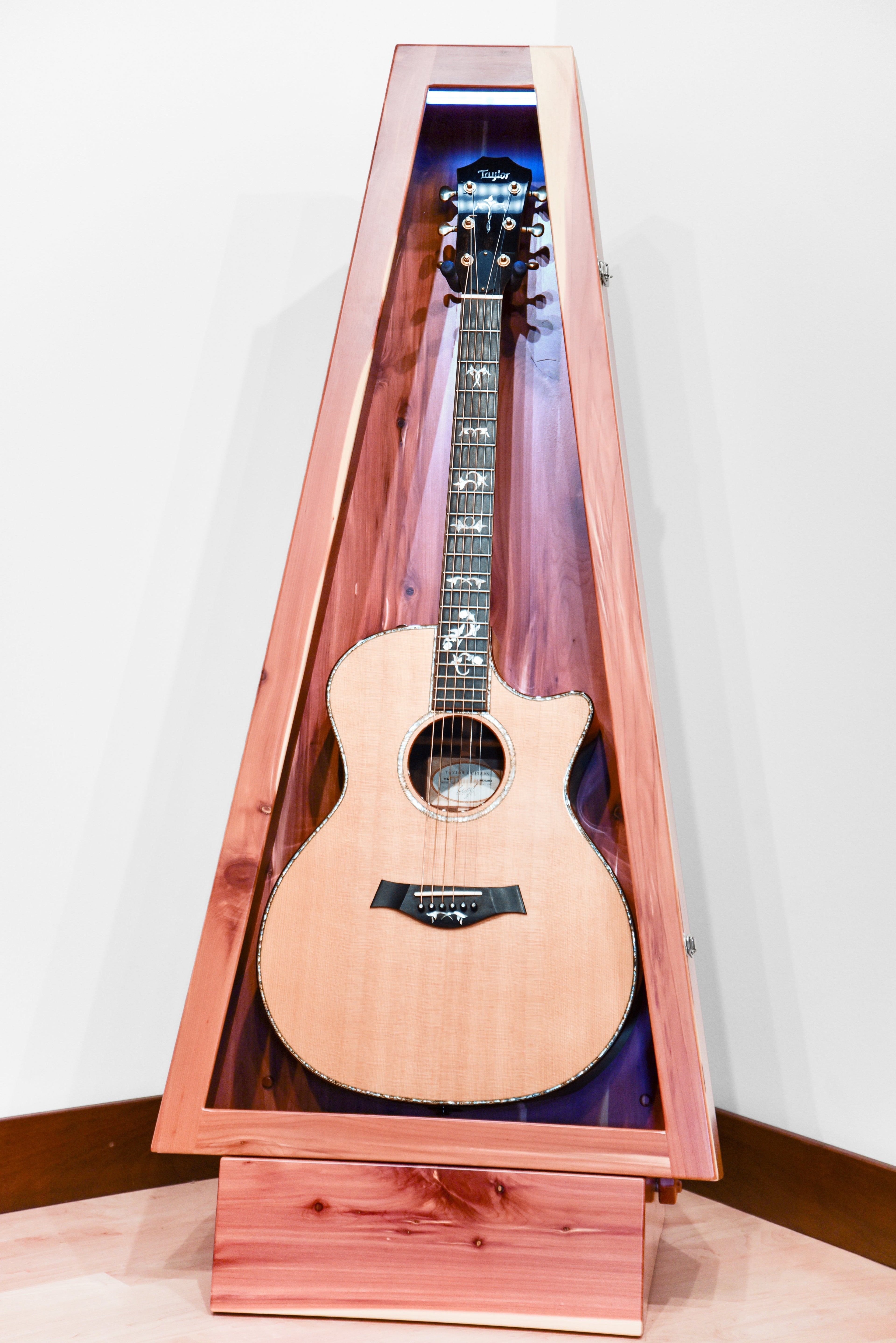 ClimaStand Triangle Humidor with Base - Cedar Acoustic Remedy Cases