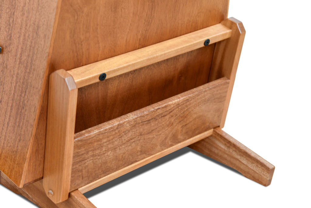 ClimaStand Triangle Humidor with Base - African Mahogany Acoustic Remedy Cases