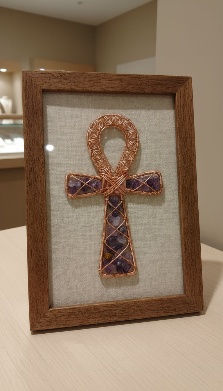 Unique Crystal and Copper Pictures / Wall Home Decor The Vibez Shop