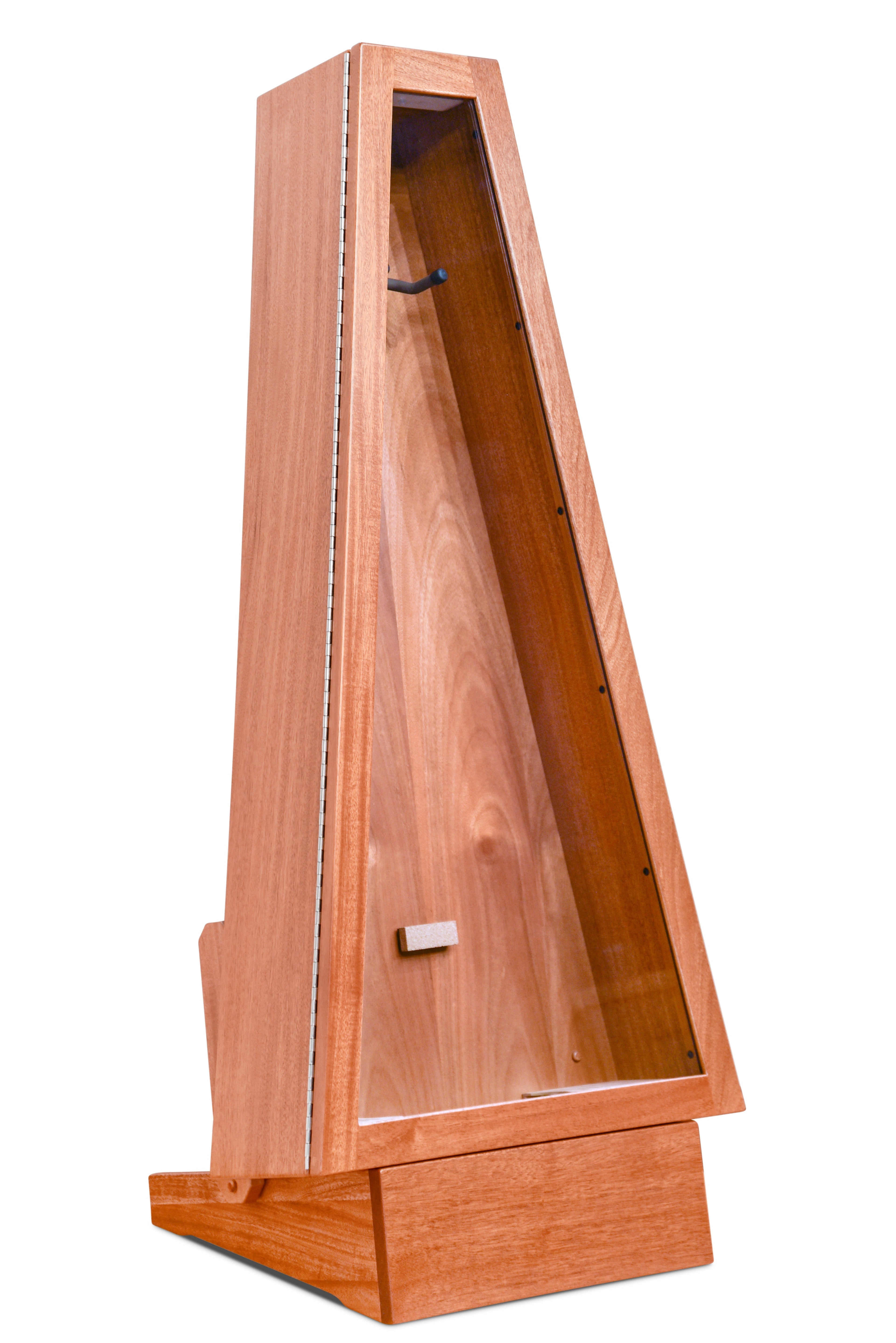 ClimaStand Triangle Humidor with Base - African Mahogany Acoustic Remedy Cases