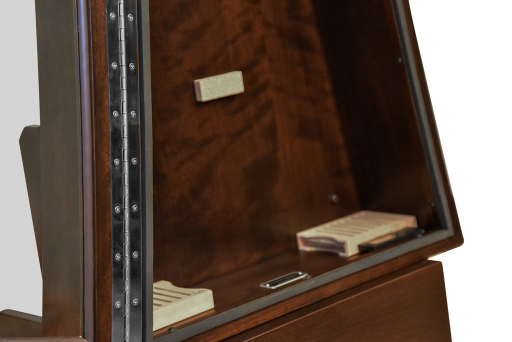 ClimaStand Triangle Humidor with Base - Cherry with Onyx Stain Acoustic Remedy Cases