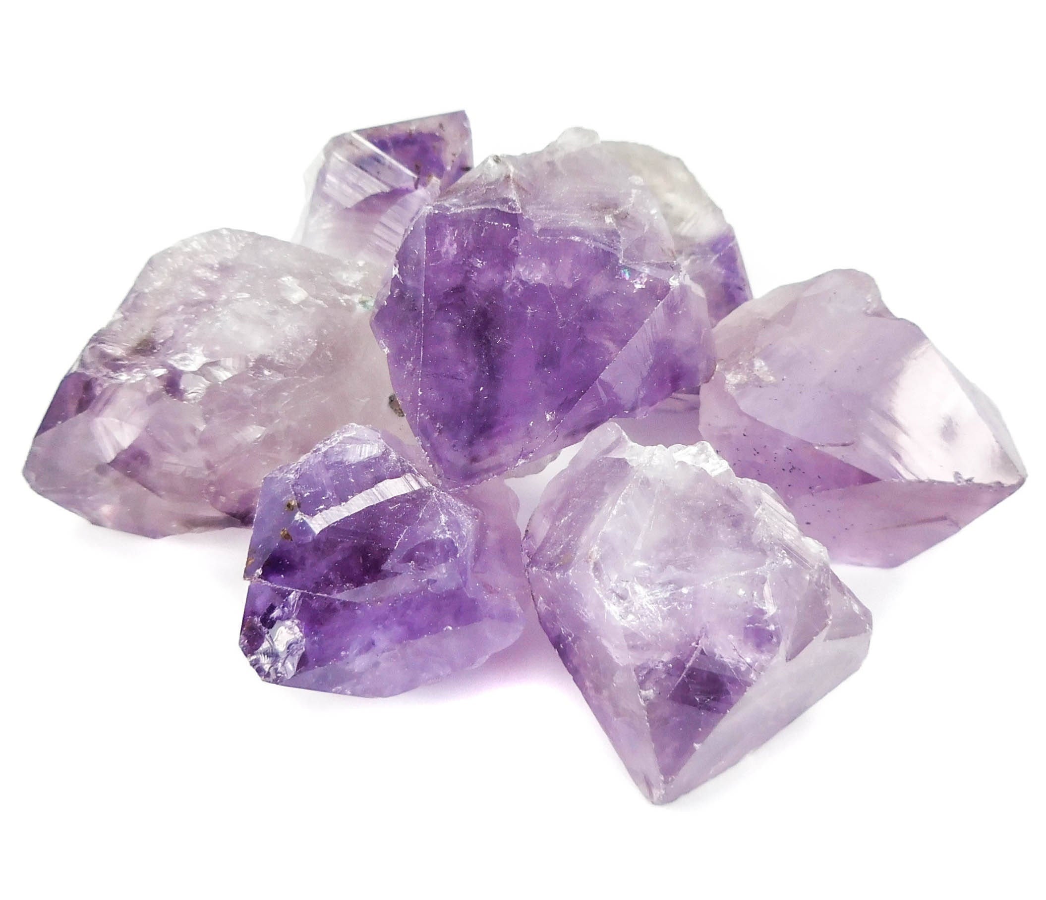 Large Purple Amethyst Crystal Points Rough Raw Amazing Crystals