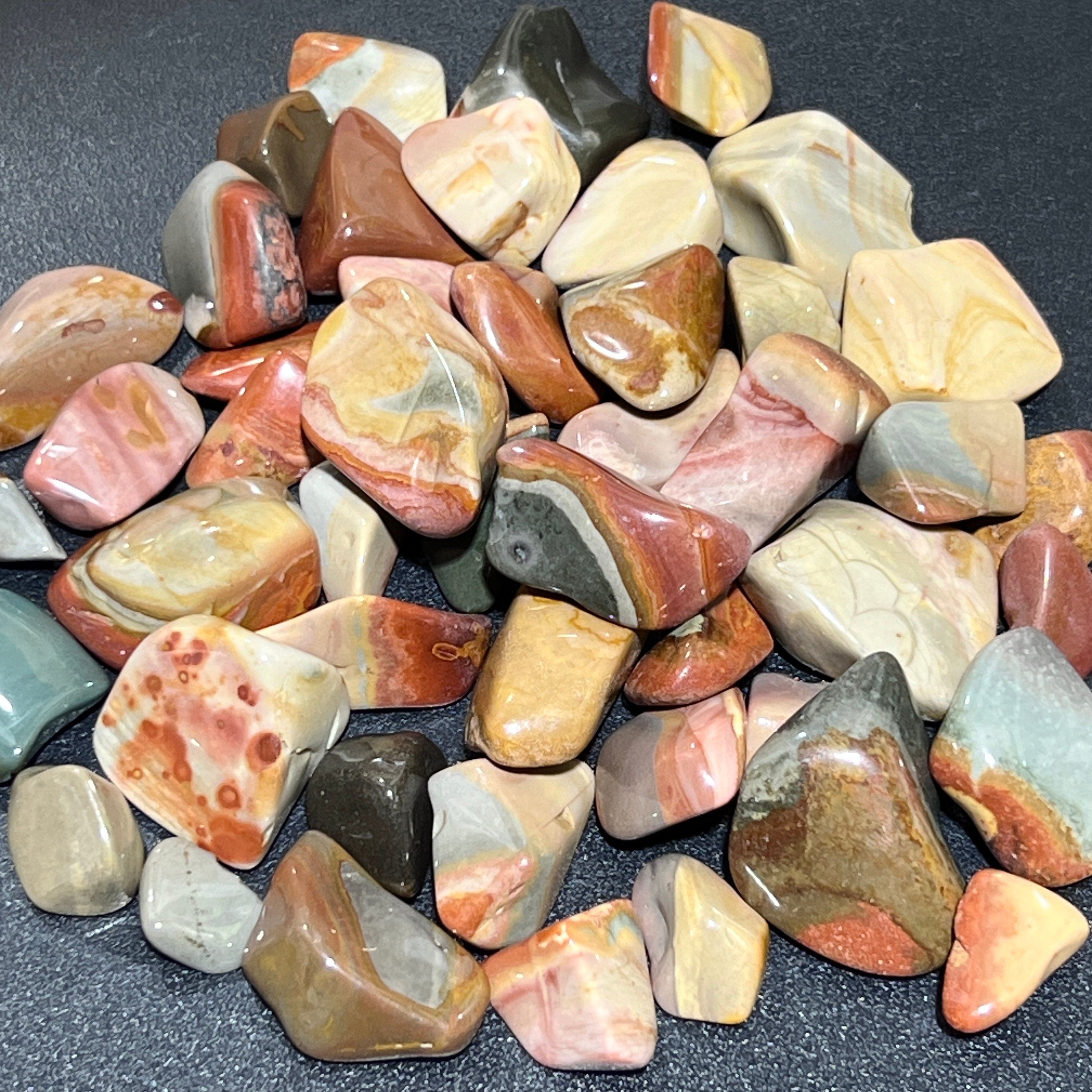 Desert Jasper Tumbled Stones (By The Piece Or Pound) Wholesale Amazing Crystals