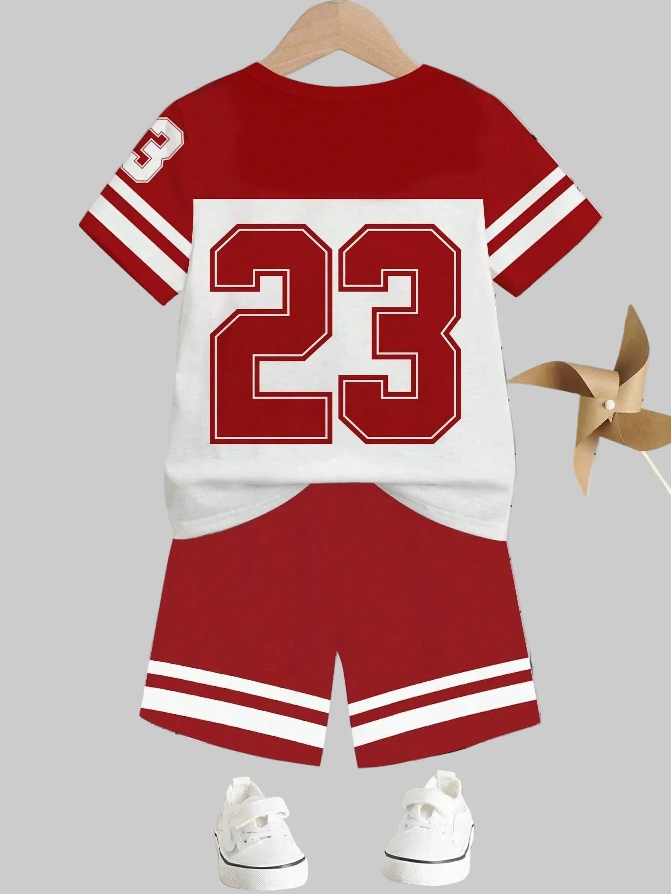 Boys 23 Number Graphic Tee and Shorts Set NicholesGifts