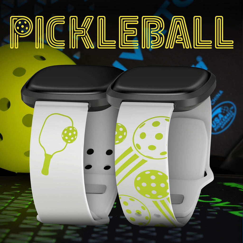 Pickleball Brights HD Fitbit Versa 3 & Sense 1 Watch Band Affinity Bands