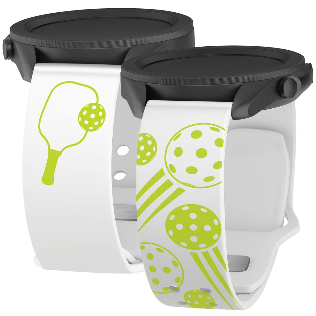 Pickleball Brights HD  Watchband for Samsung, Garmin, Fossil, and More Affinity Bands