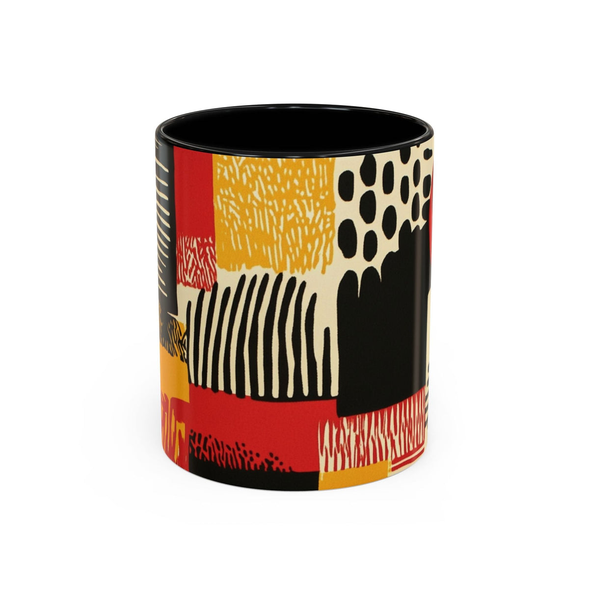 Modernist Textile Pattern Mug - 11oz Black Magic Social Club