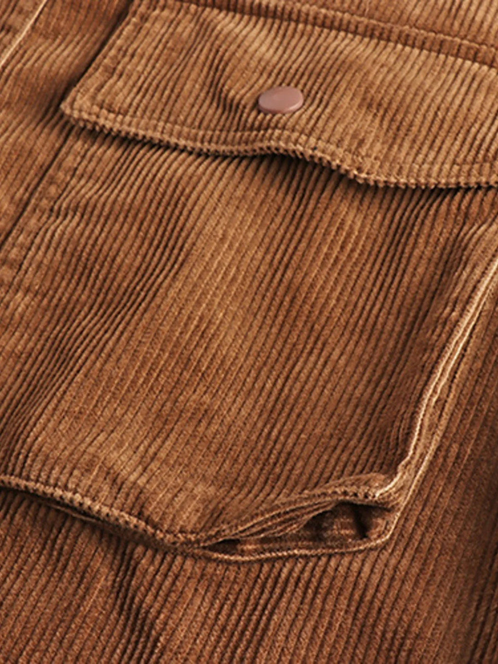 Men's Plus Size Corduroy Button Up Long Sleeve Jacket NicholesGifts