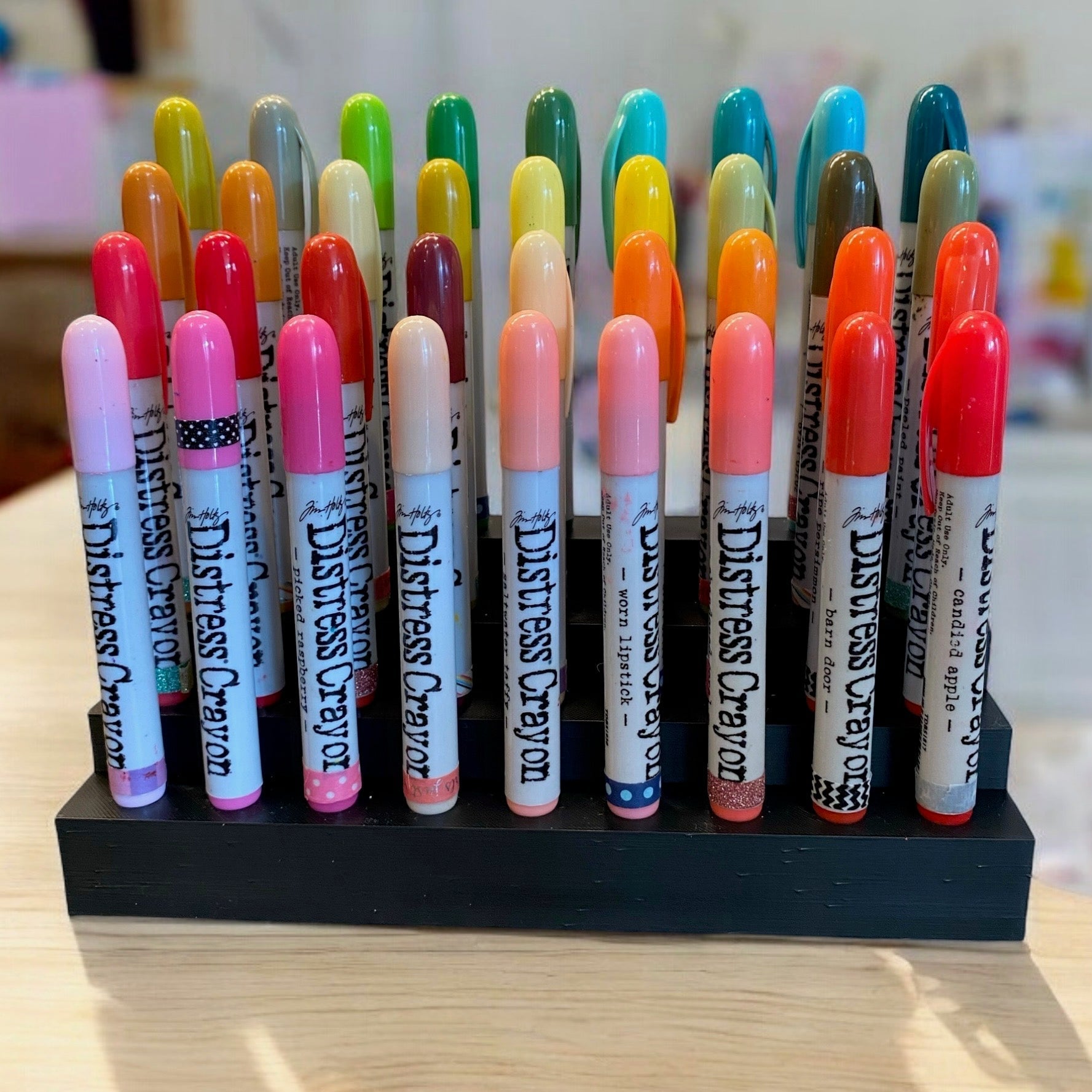Ranger Distress Crayons Caddy For Tim Holtz Products Y-Axis Printing LLC
