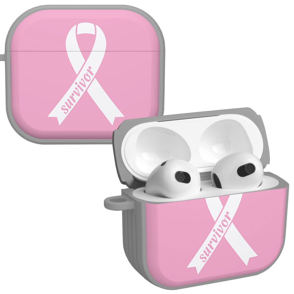 Breast Cancer Awareness HDX Apple AirPods Gen 3 Case Cover Affinity Bands