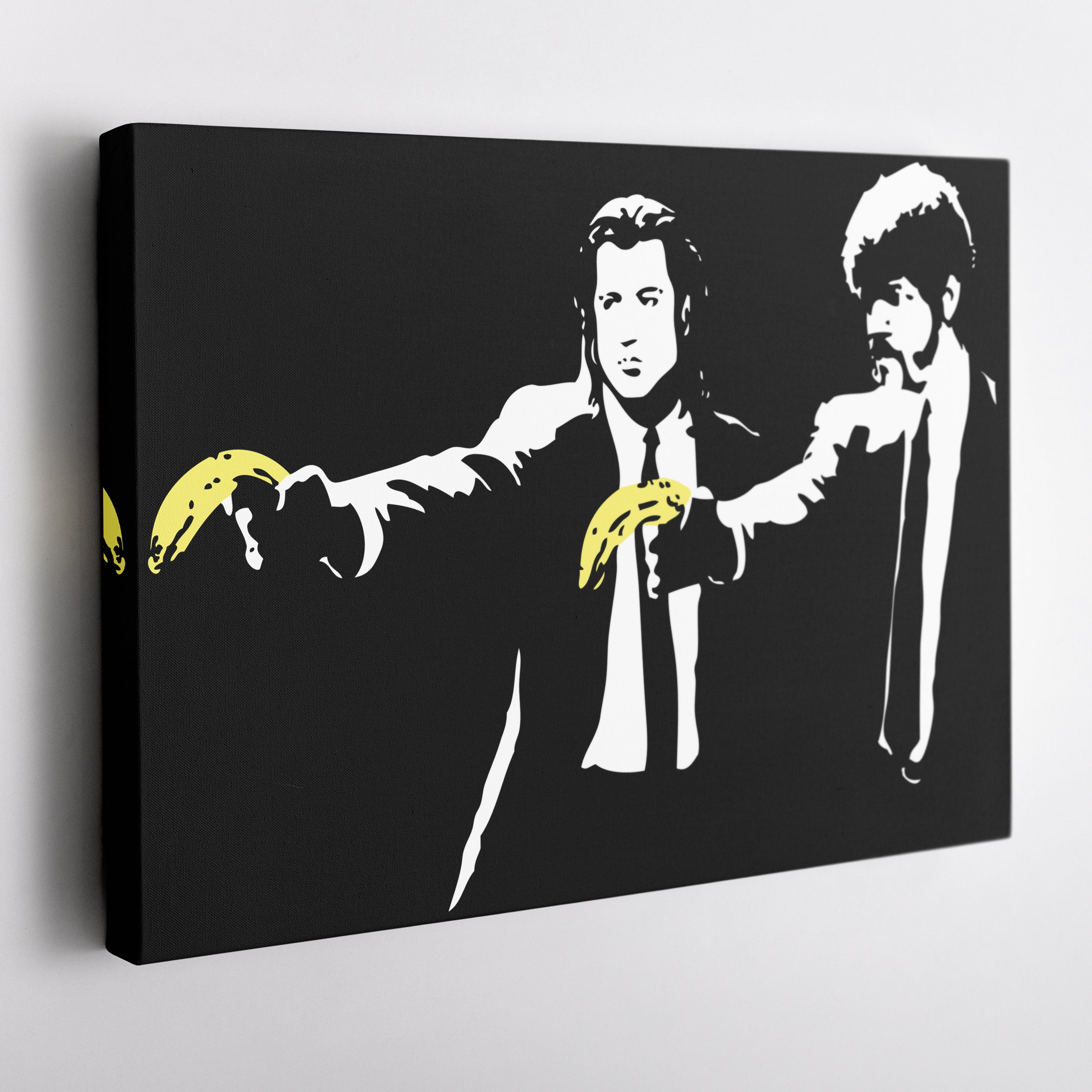 Pulp Fiction Banana Canvas – Funny Movie Wall Art CanvasBlackArt