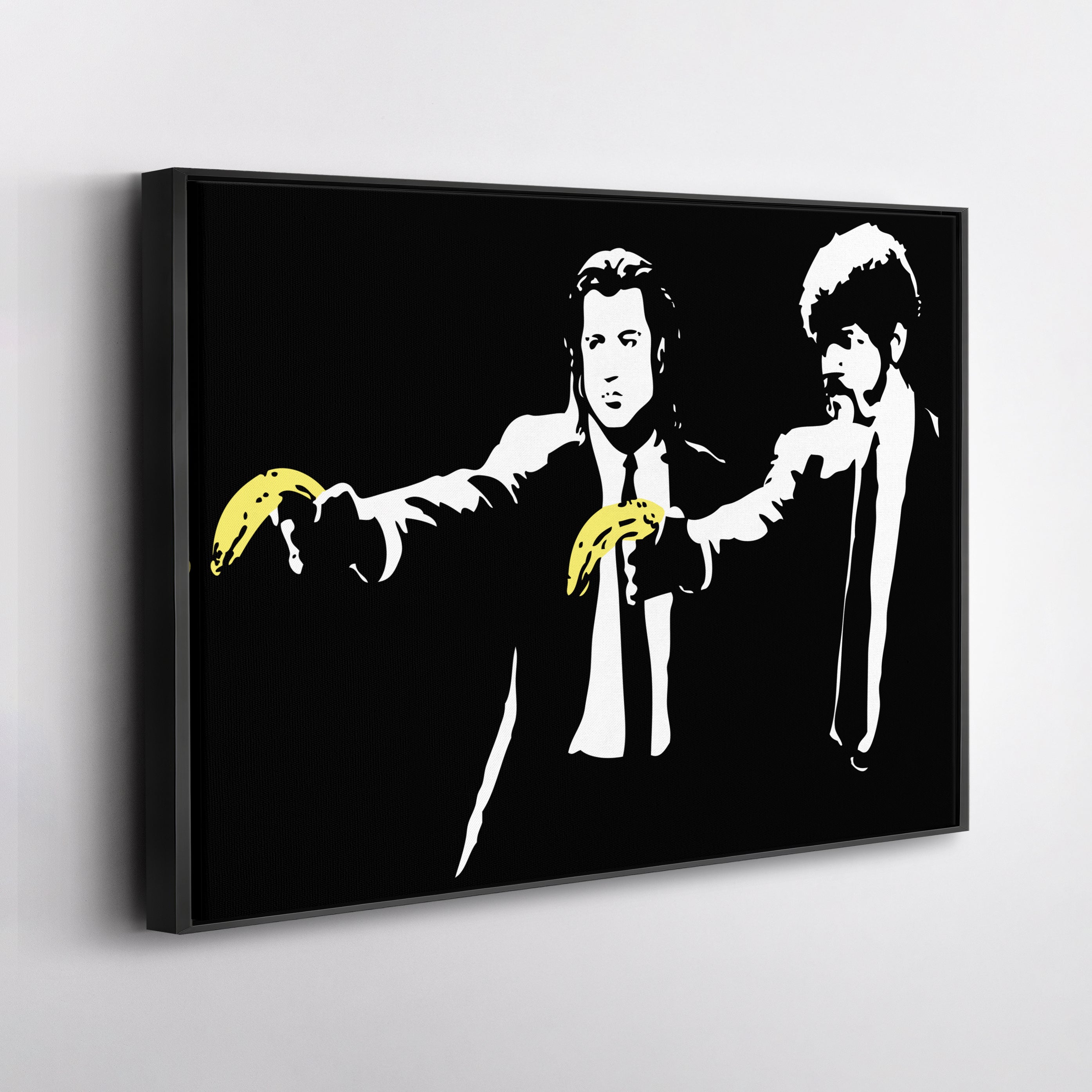 Pulp Fiction Banana Canvas – Funny Movie Wall Art CanvasBlackArt