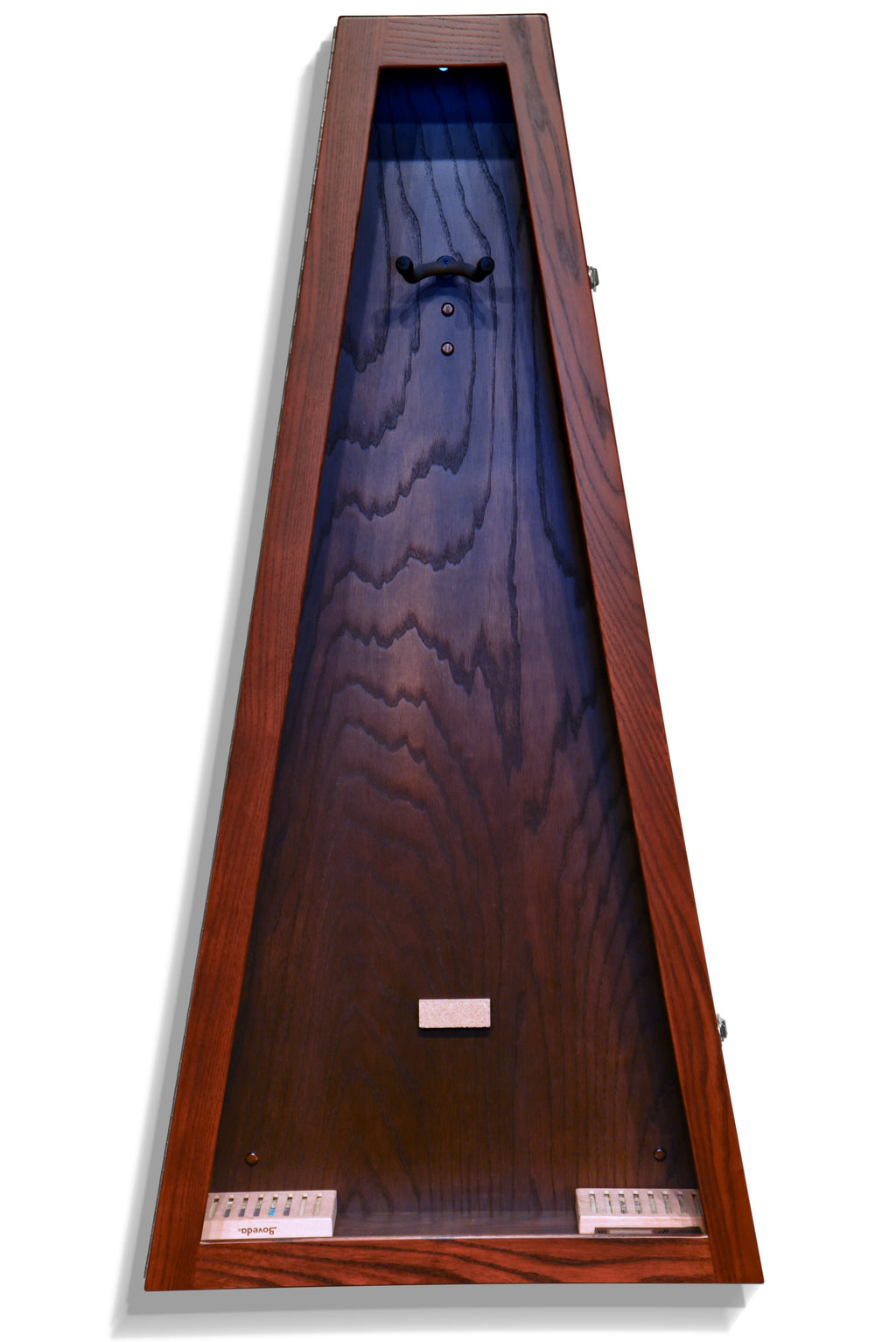 ClimaCase Triangle Humidor - Northern White Ash with Coffee Stain Acoustic Remedy Cases