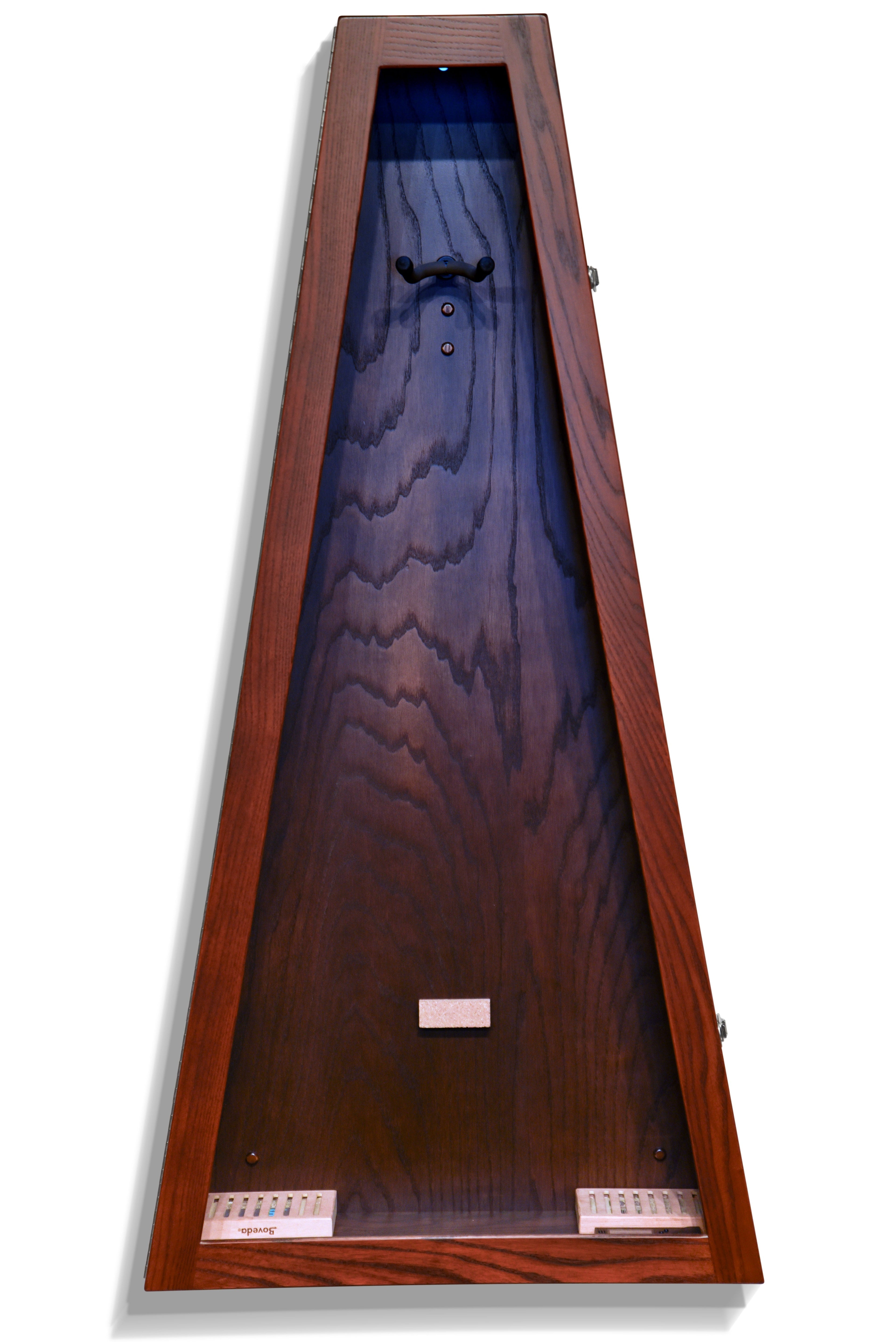 ClimaCase Triangle Humidor - Northern White Ash with Coffee Stain Acoustic Remedy Cases