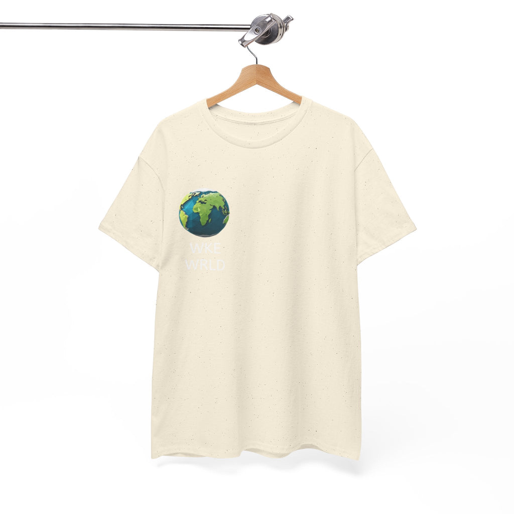 WKE WRLD Eco-Conscious Unisex Heavy Cotton Tee, Earth Day Gift, Nature Lover Shirt, Sustainable Fashion, Unisex Graphic Tee The Vibez Shop