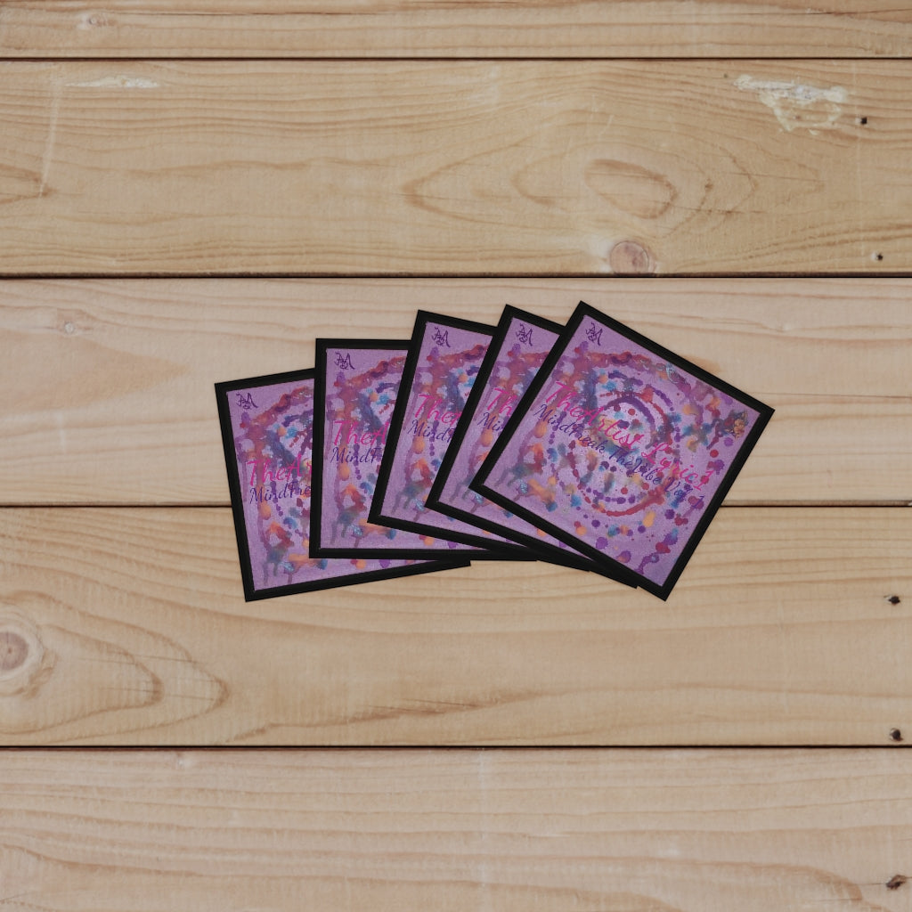 Copy of MindFreak TheVibe Vol. 1 (Album Art) Laminate Stickers, Square