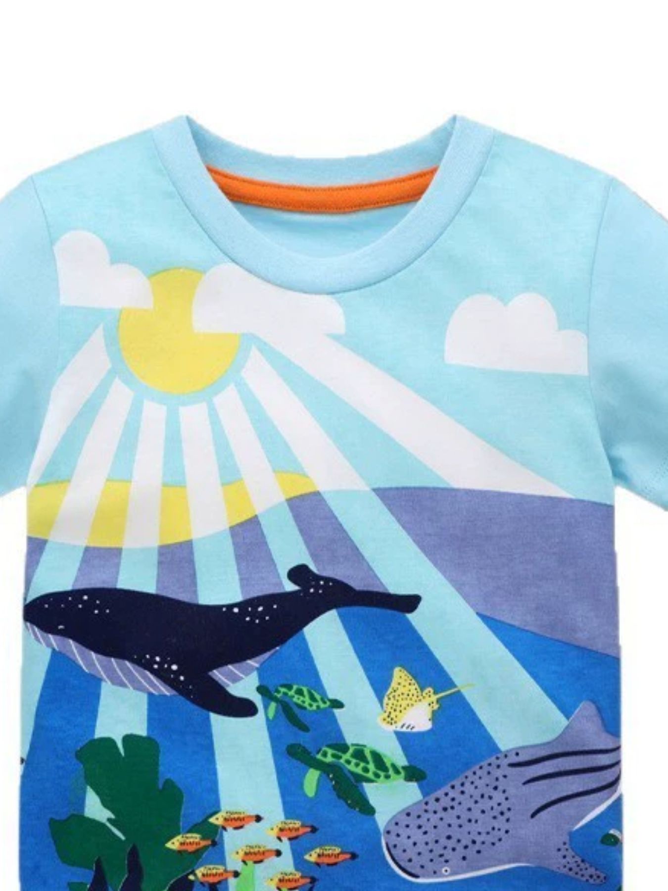Toddler Boys and Boys Printed Round Neck Short Sleeve T-Shirt NicholesGifts