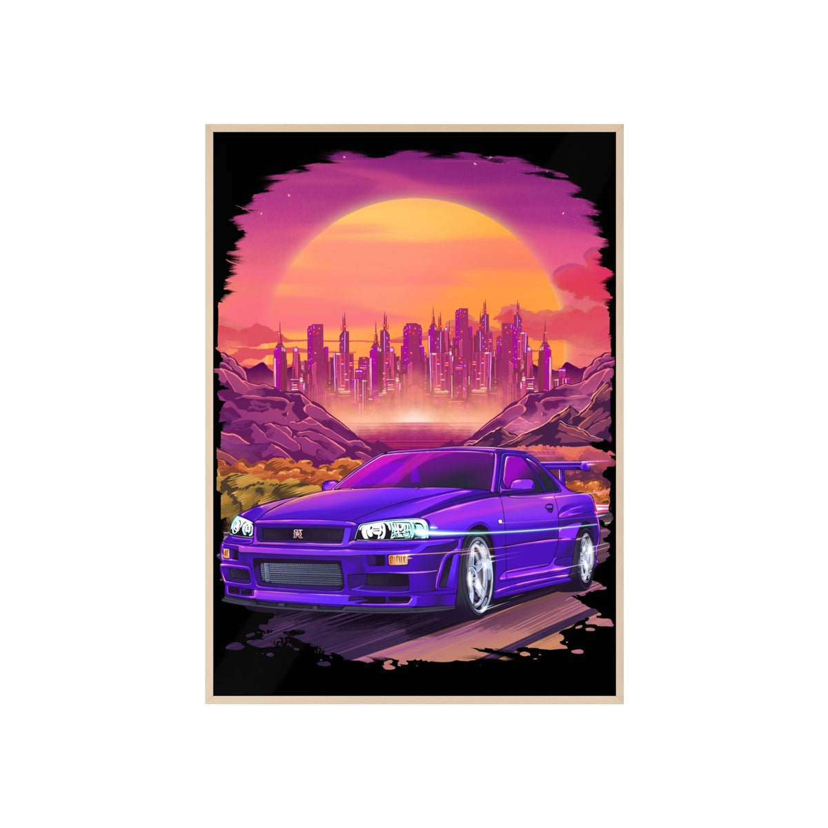 Nissan Skyline GT-R Poster Desksmith