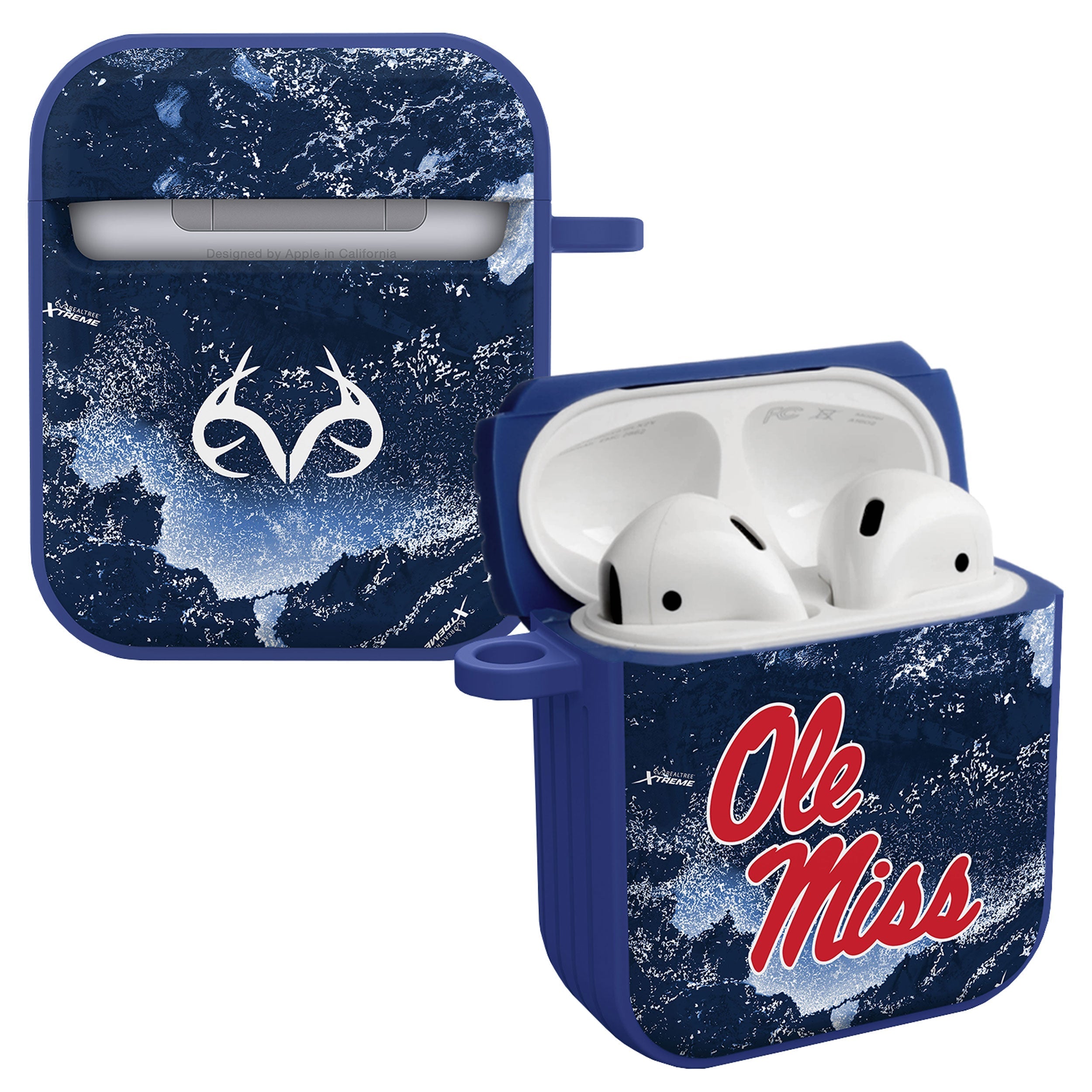 Mississippi Ole Miss Realtree HDX Apple AirPods Gen 1 & 2 Case Cover Affinity Bands