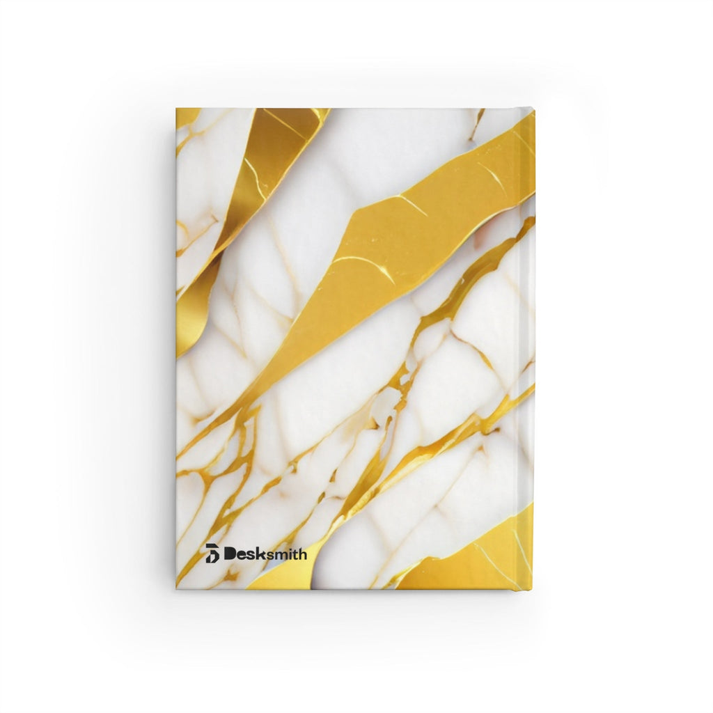 Gold Marble Journal - Blank Desksmith
