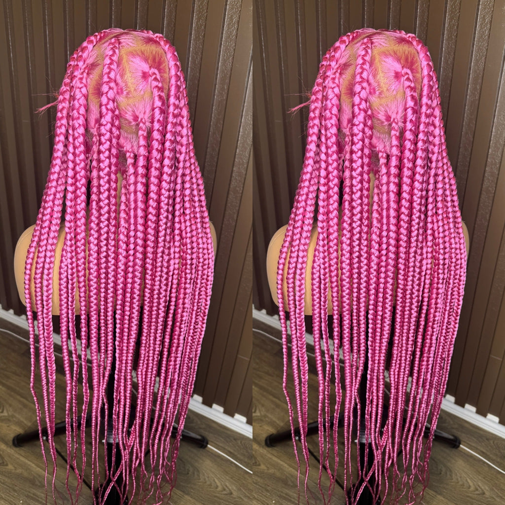 Pink jumbo braids HOL stores