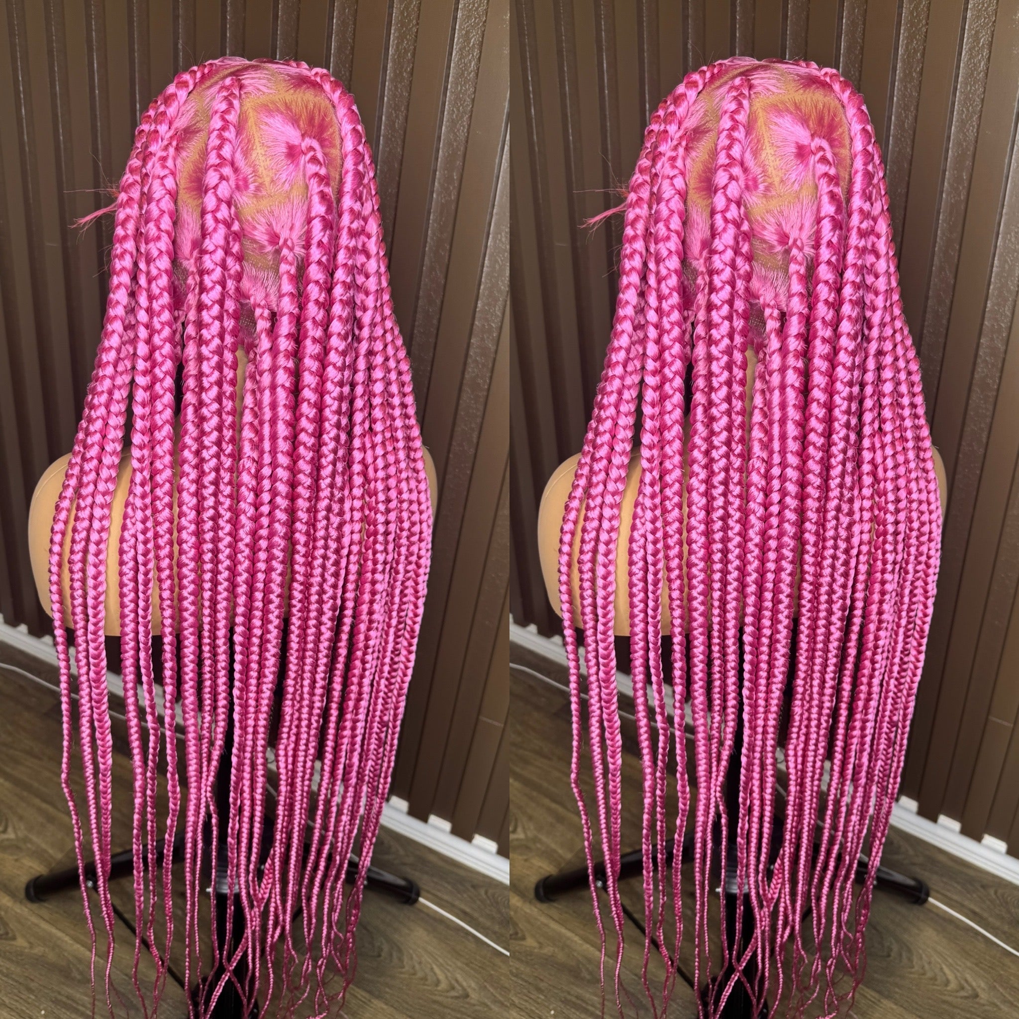 Pink jumbo braids HOL stores