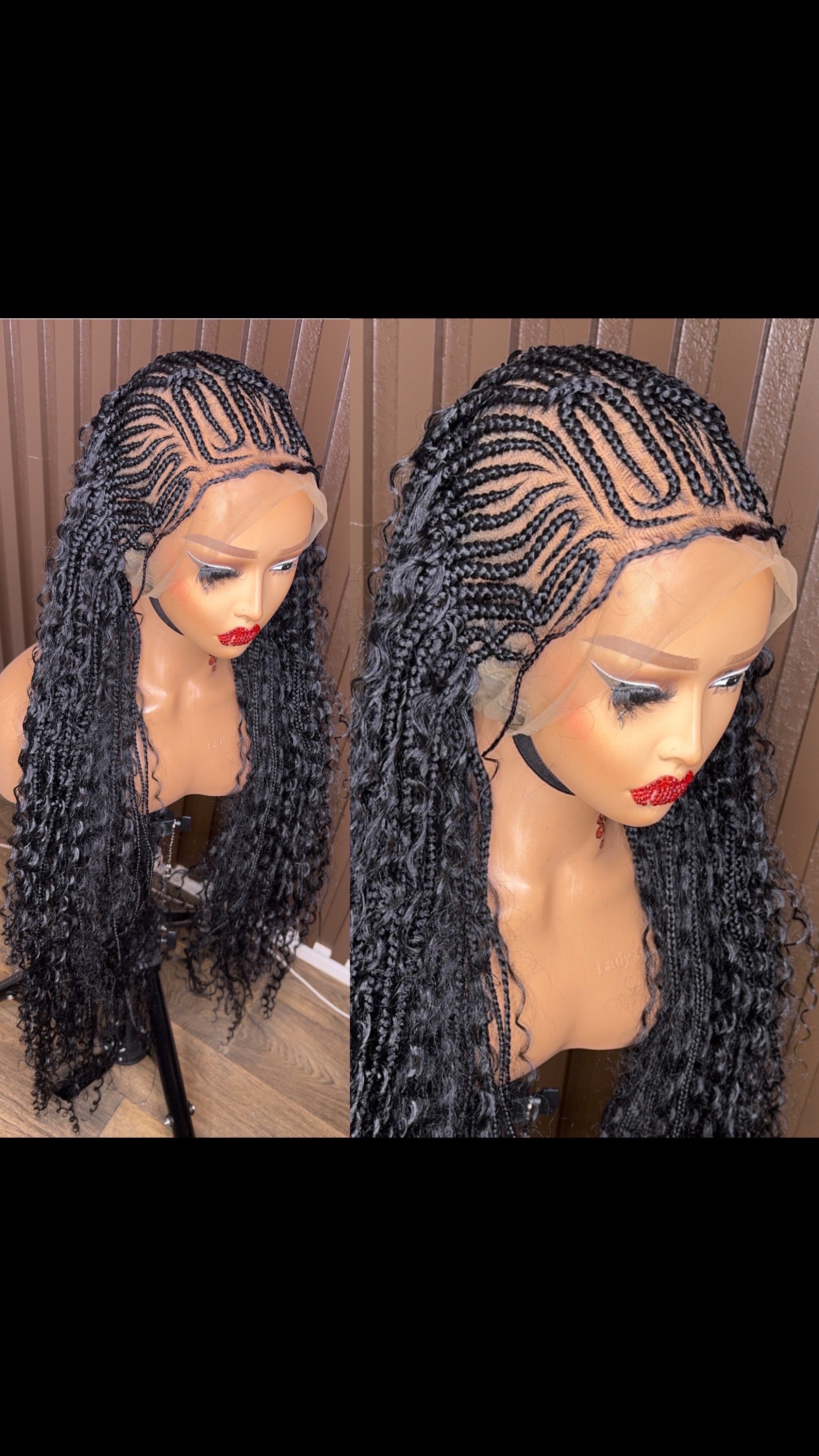 French braided boho braided wig HOL stores