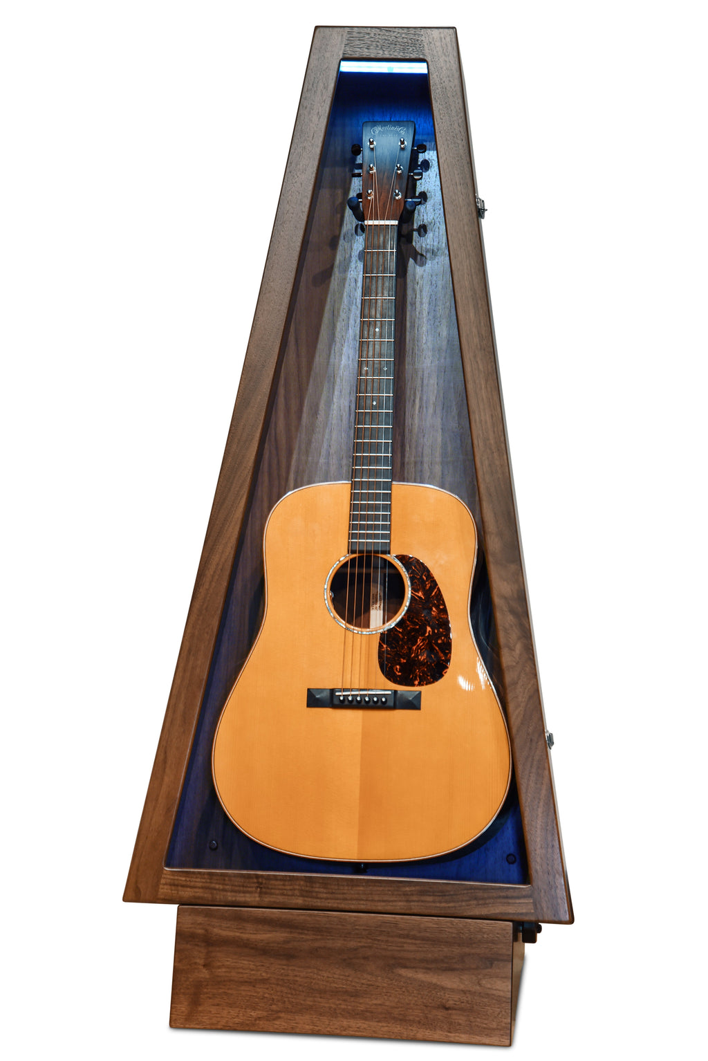 ClimaStand Triangle Humidor with Base - Walnut Acoustic Remedy Cases