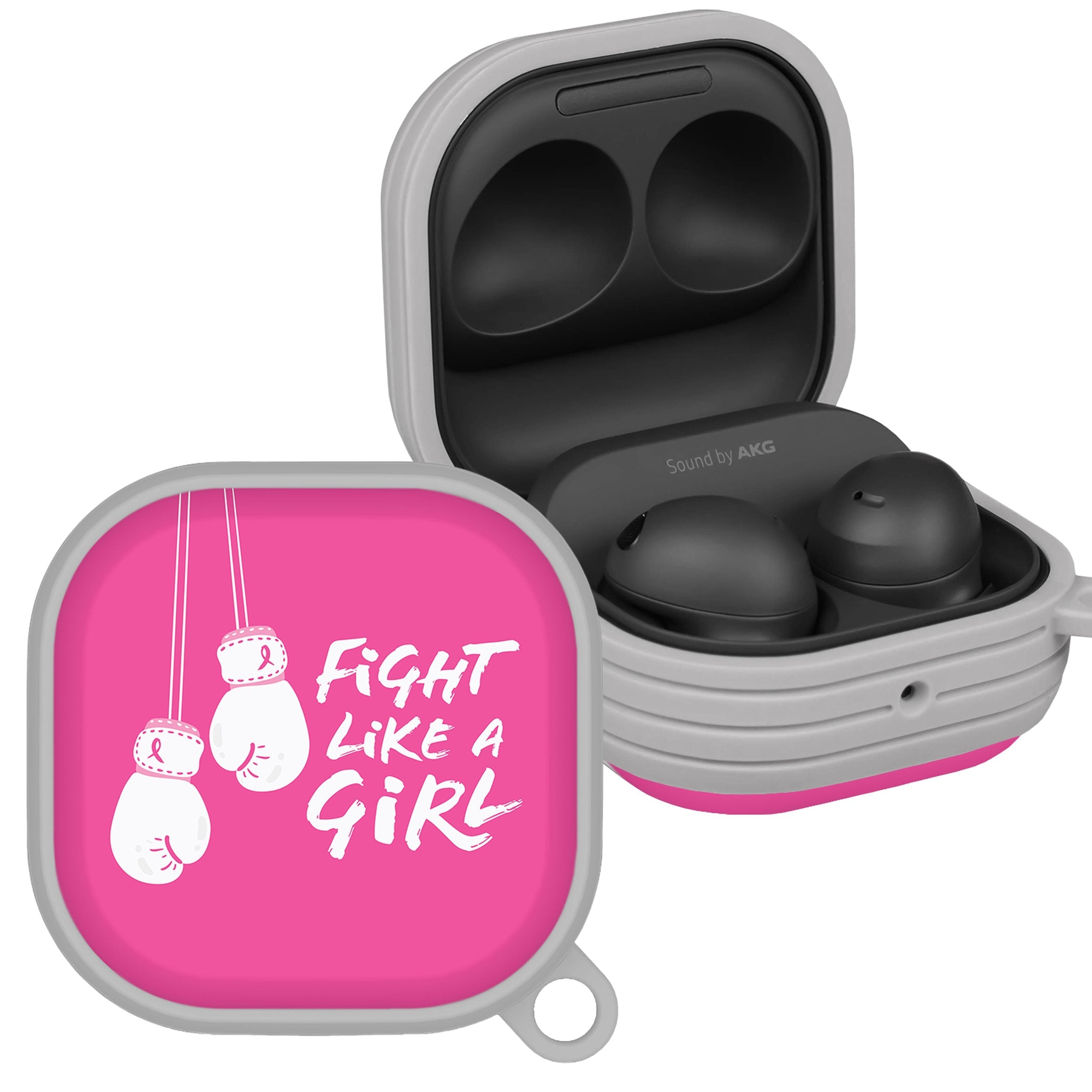 Breast Cancer Awareness HDX Samsung Galaxy Buds Pro & Buds Live Case Cover Affinity Bands