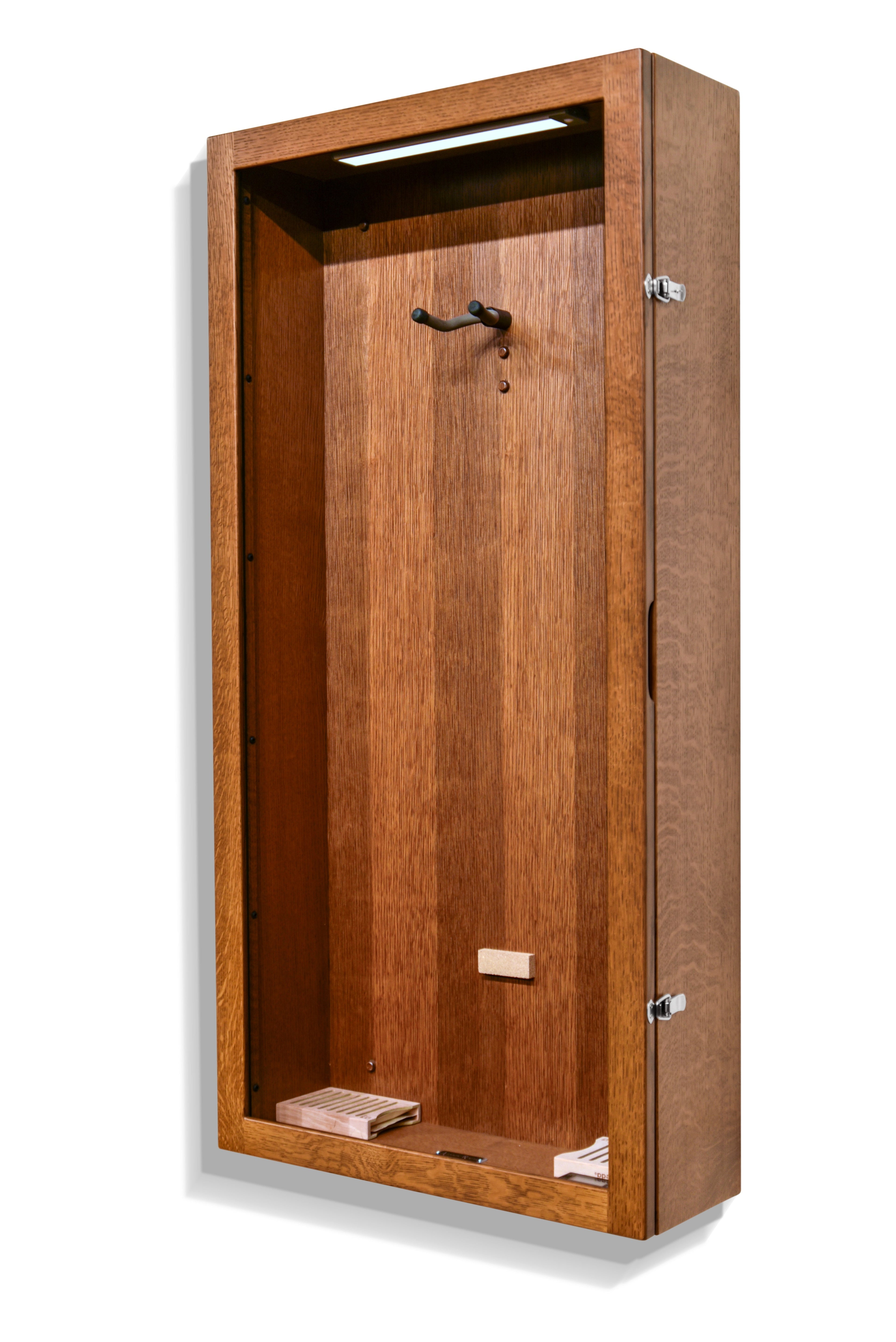 ClimaCase Rectangle Humidor - Quartersawn White Oak with Boston Stain Acoustic Remedy Cases